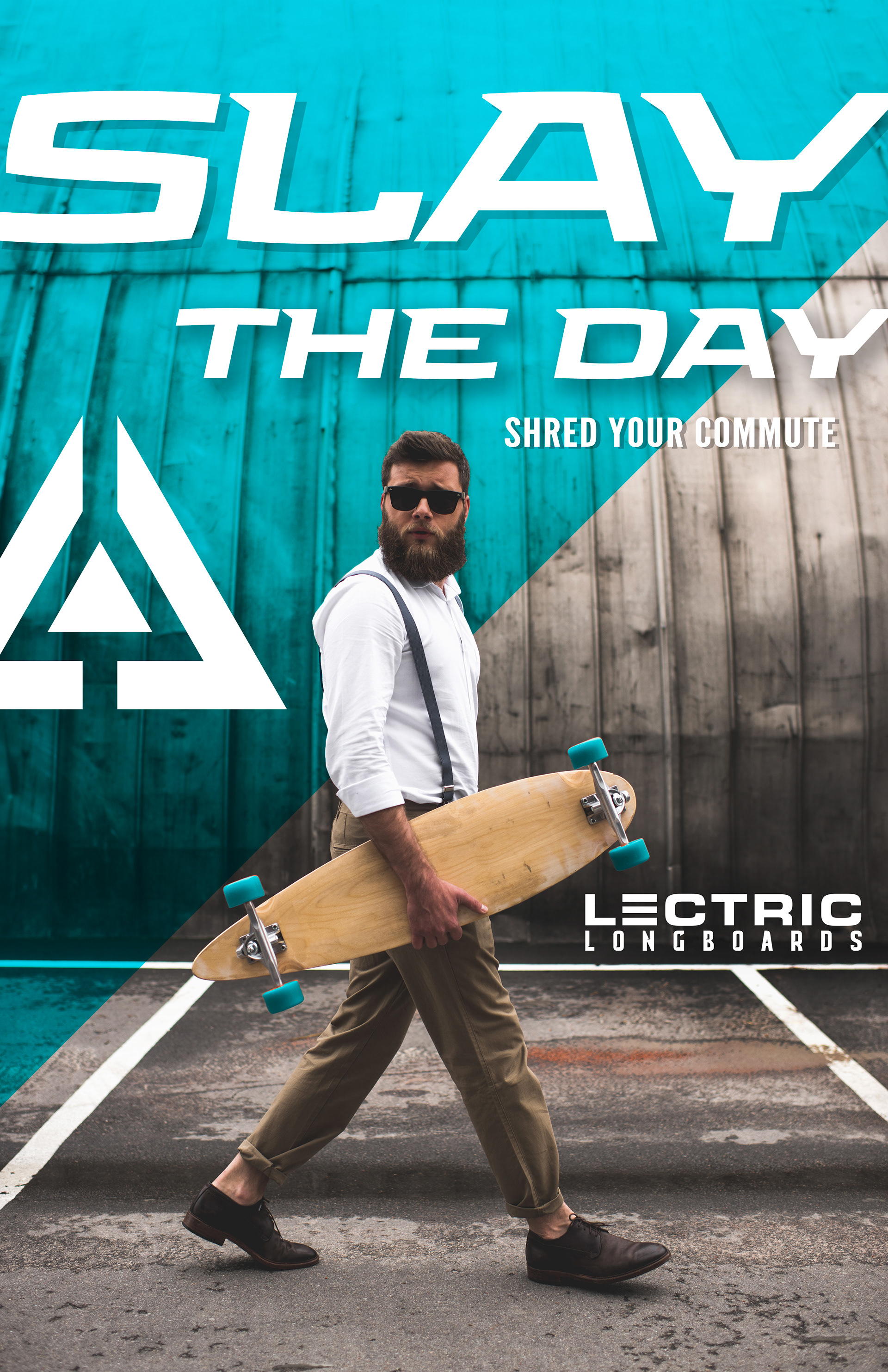 Lectric Longboards Branding and Advertising Concept