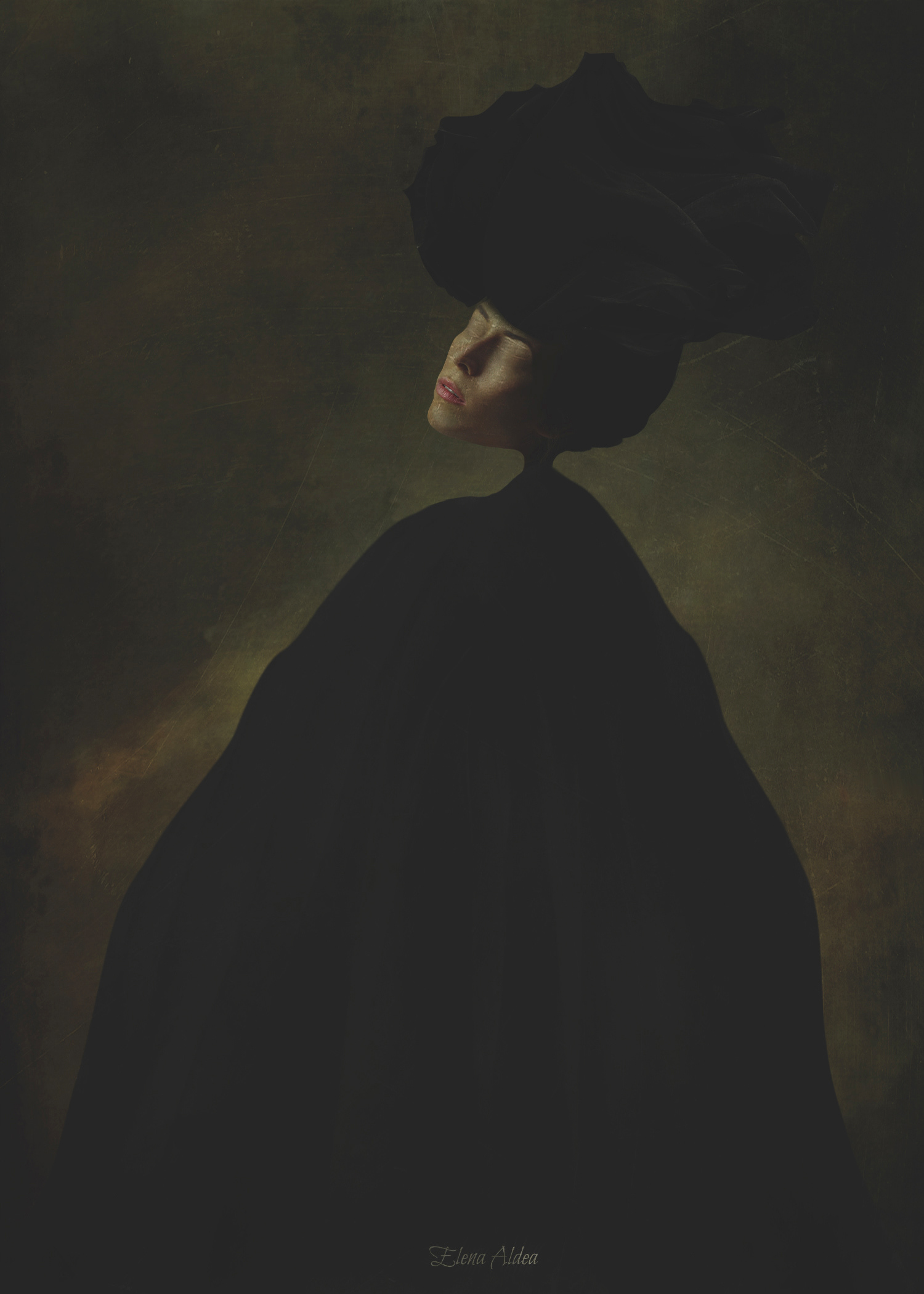 Blind woman