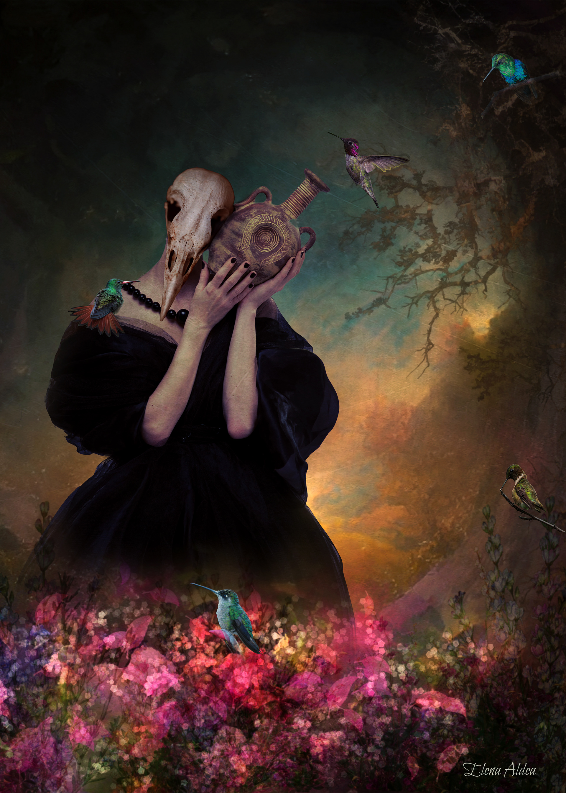 Hummingbird girl