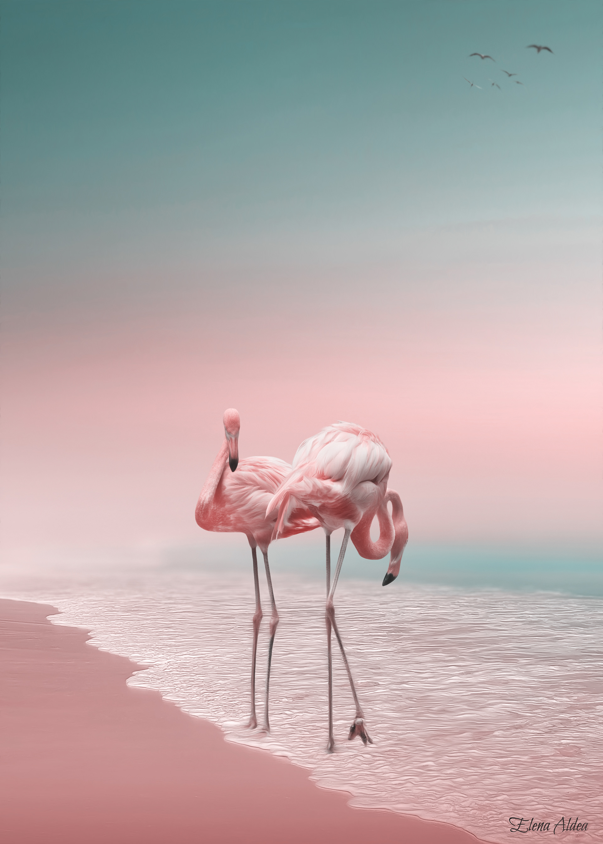 On the beach