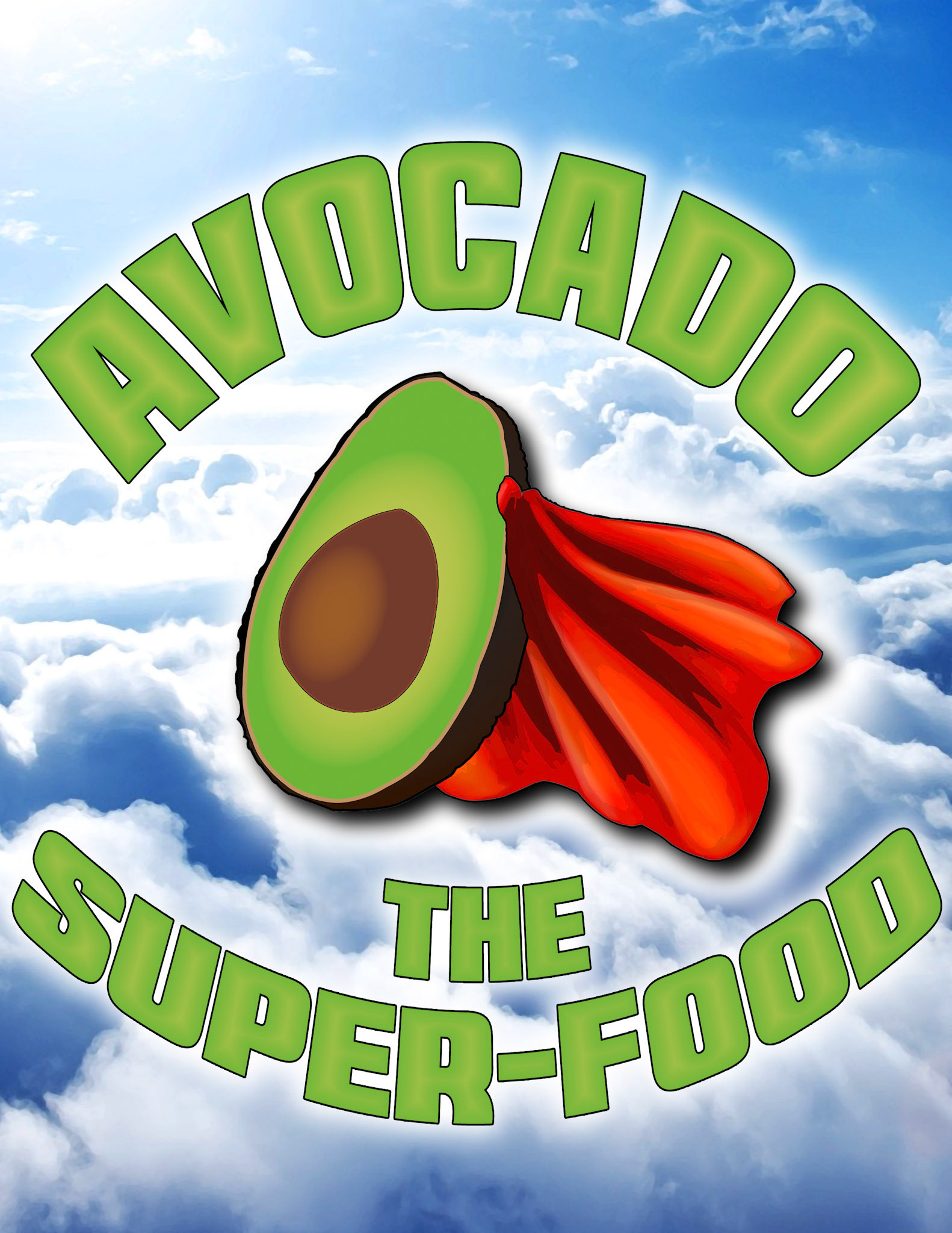 Super-Food Poster Design