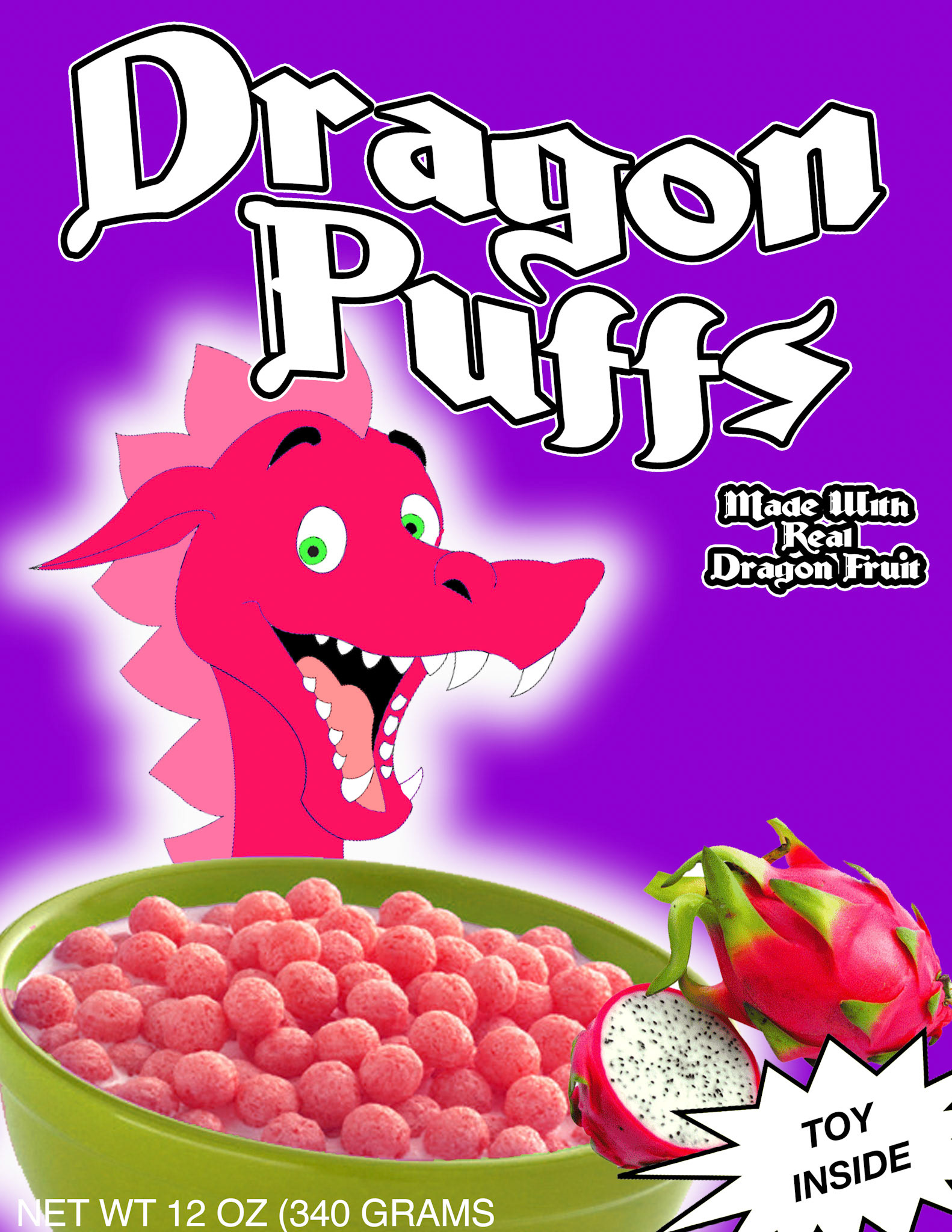 Dragon Puffs Package Design