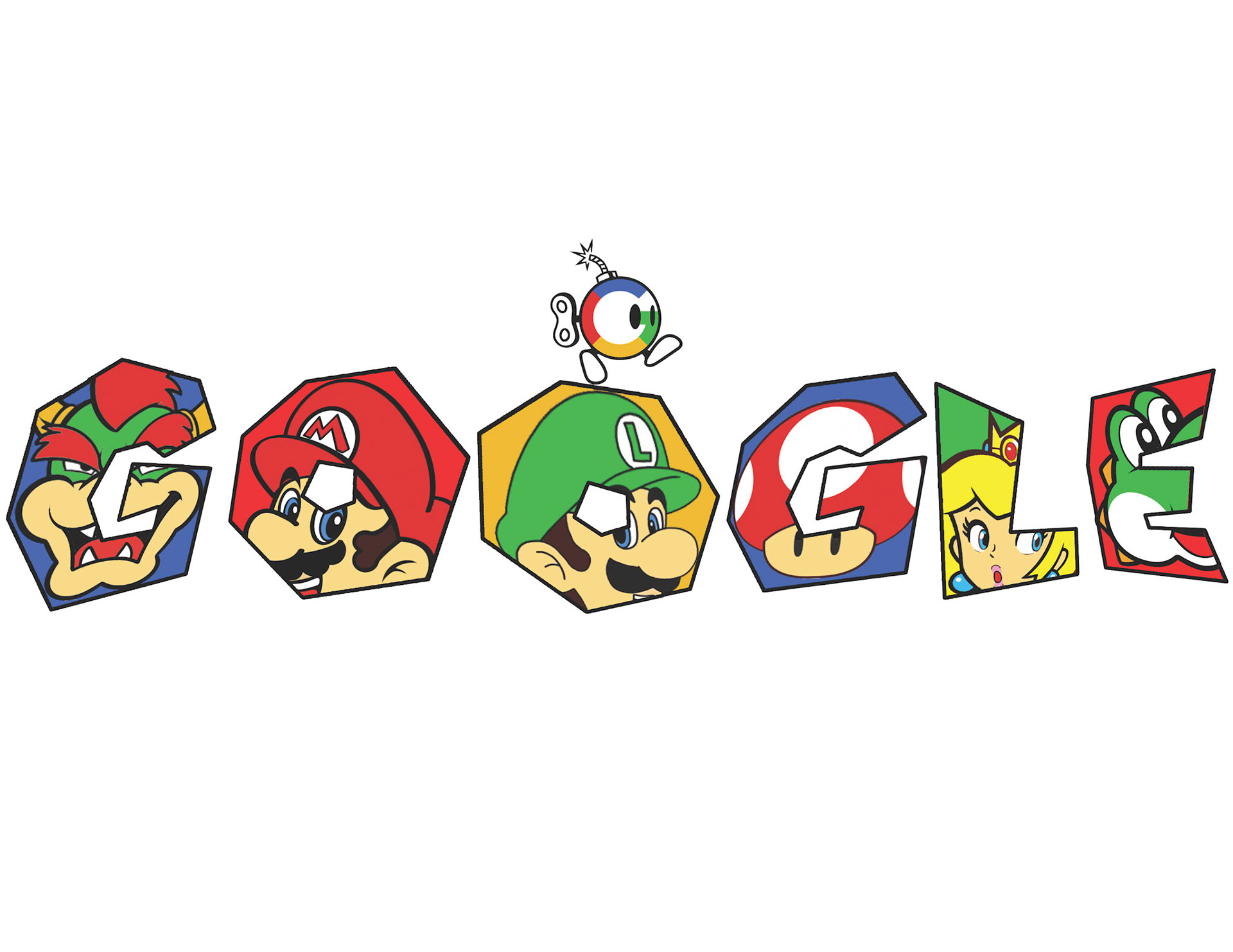 Google Mario Day Design