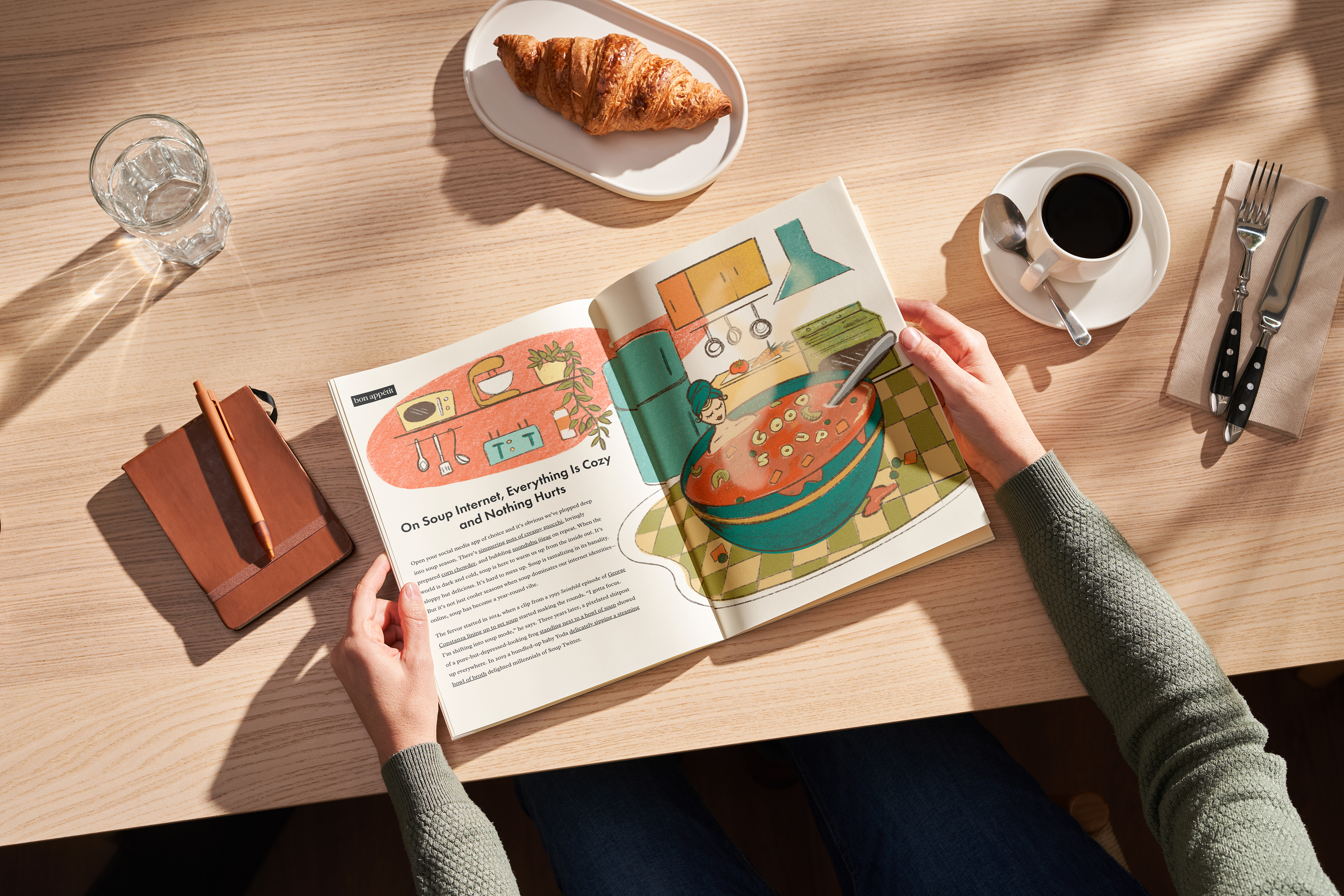 Soup Girl Illustration Mockup **Unofficial