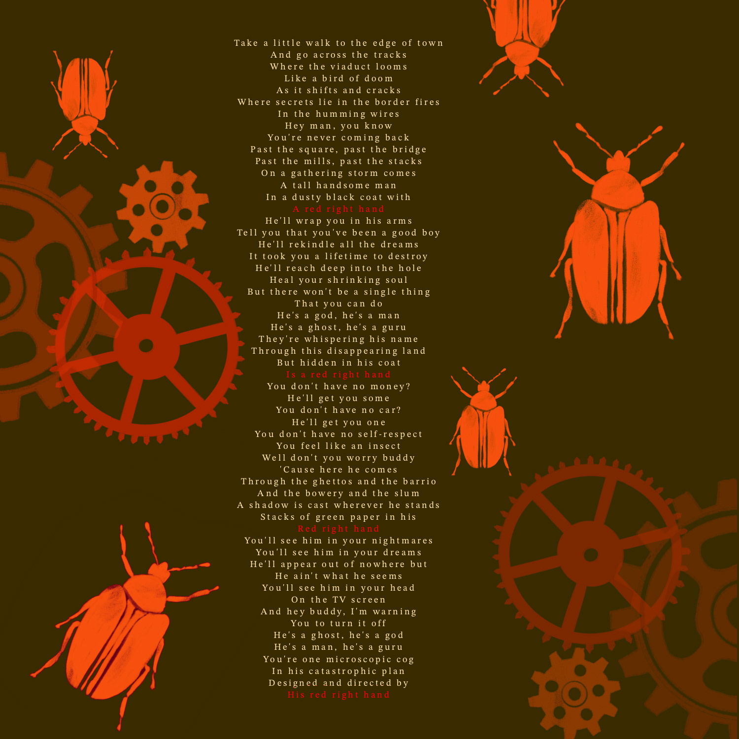 Back Cover: Lyrics