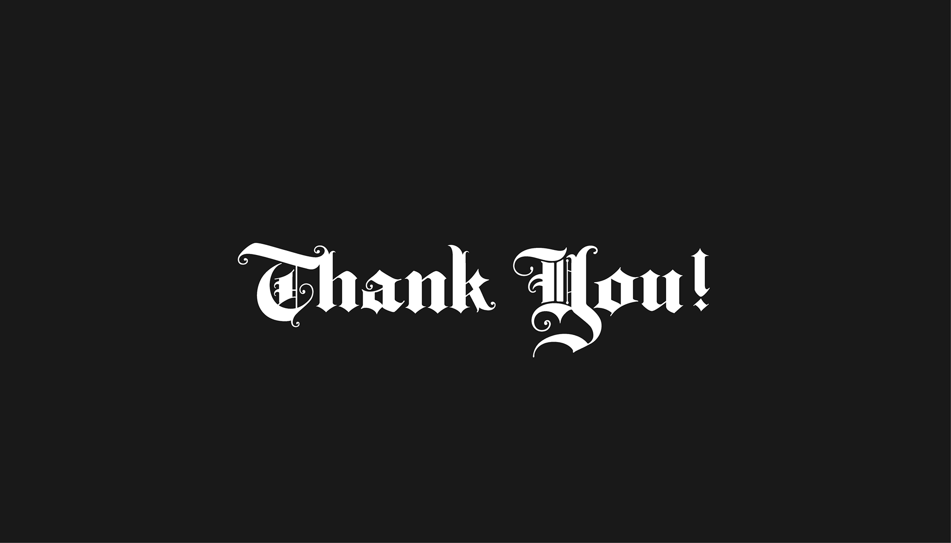 Thank you card