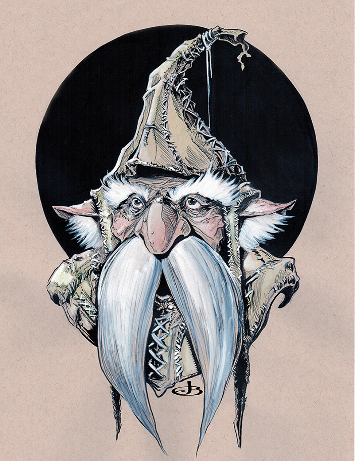 Gnome for Inktober 2019