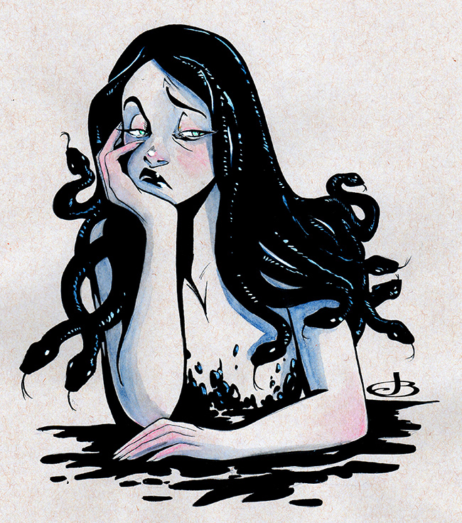 Medusa Inktober 2019