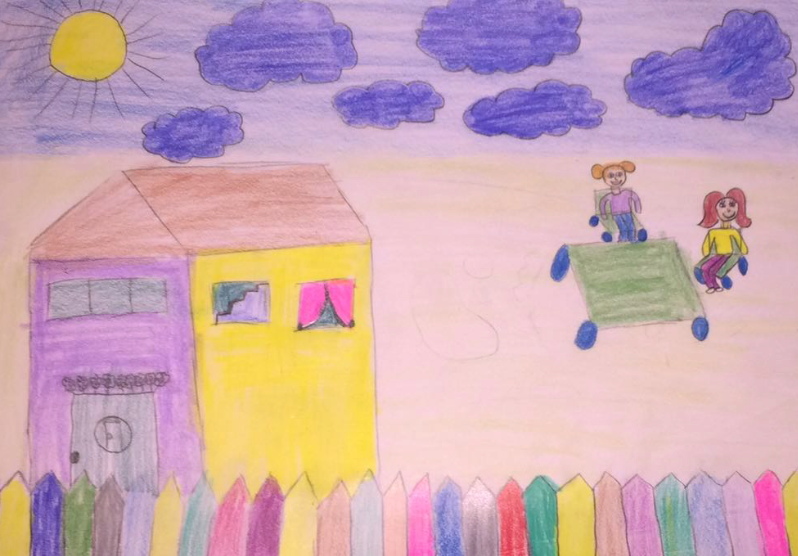 "I want to draw a picture but my tools are at home, I will prepare and give it to you"