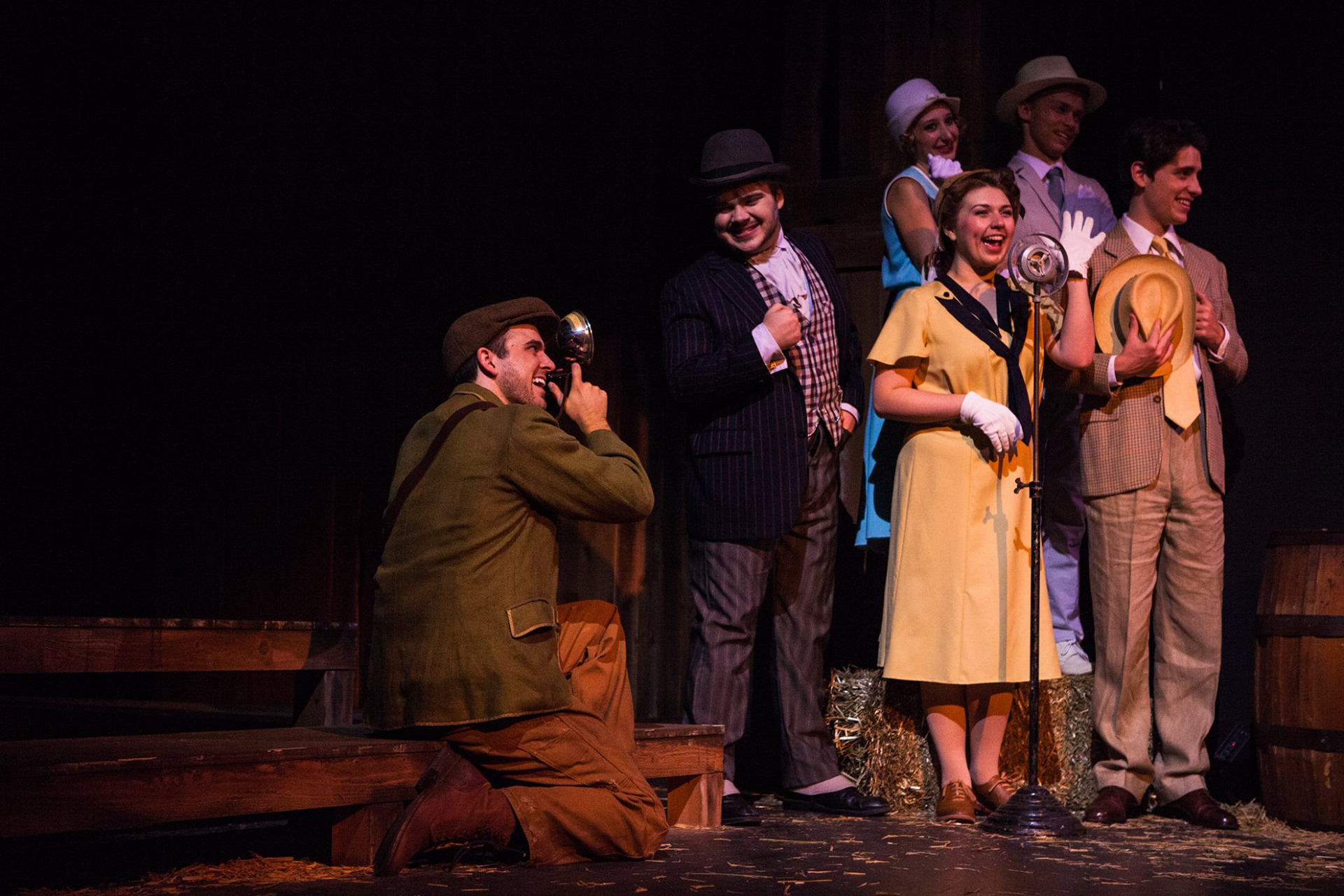 Assassins | Music & Lyrics by Stephen Sondheim, Book by John Weidman | Role: Emma Goldman/Ensemble (pictured in yellow dress) | Buschman Theatre | Directed by Jennifer Engler