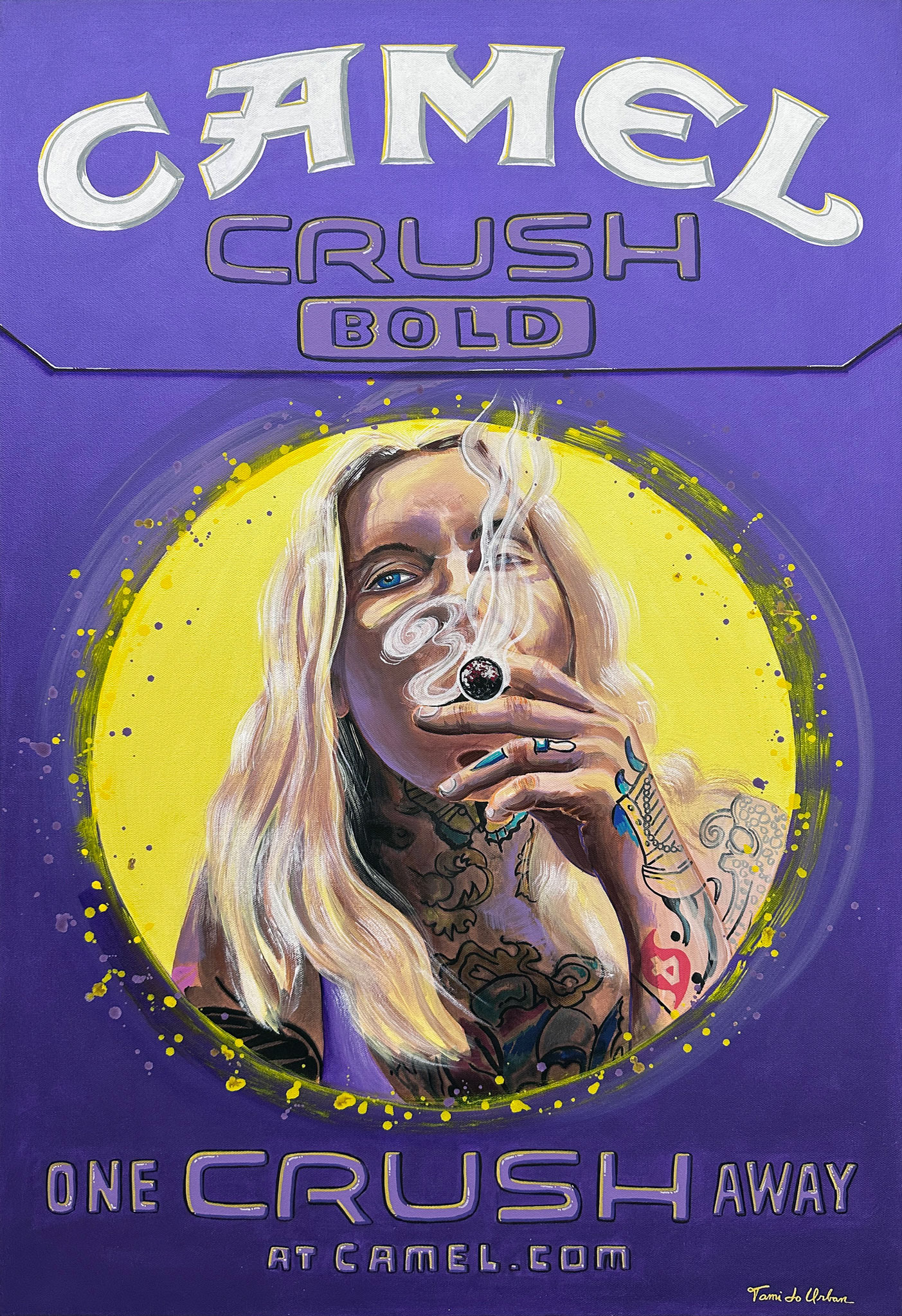 The Crush | Acrylic on canvas | 24 x 36 inches
