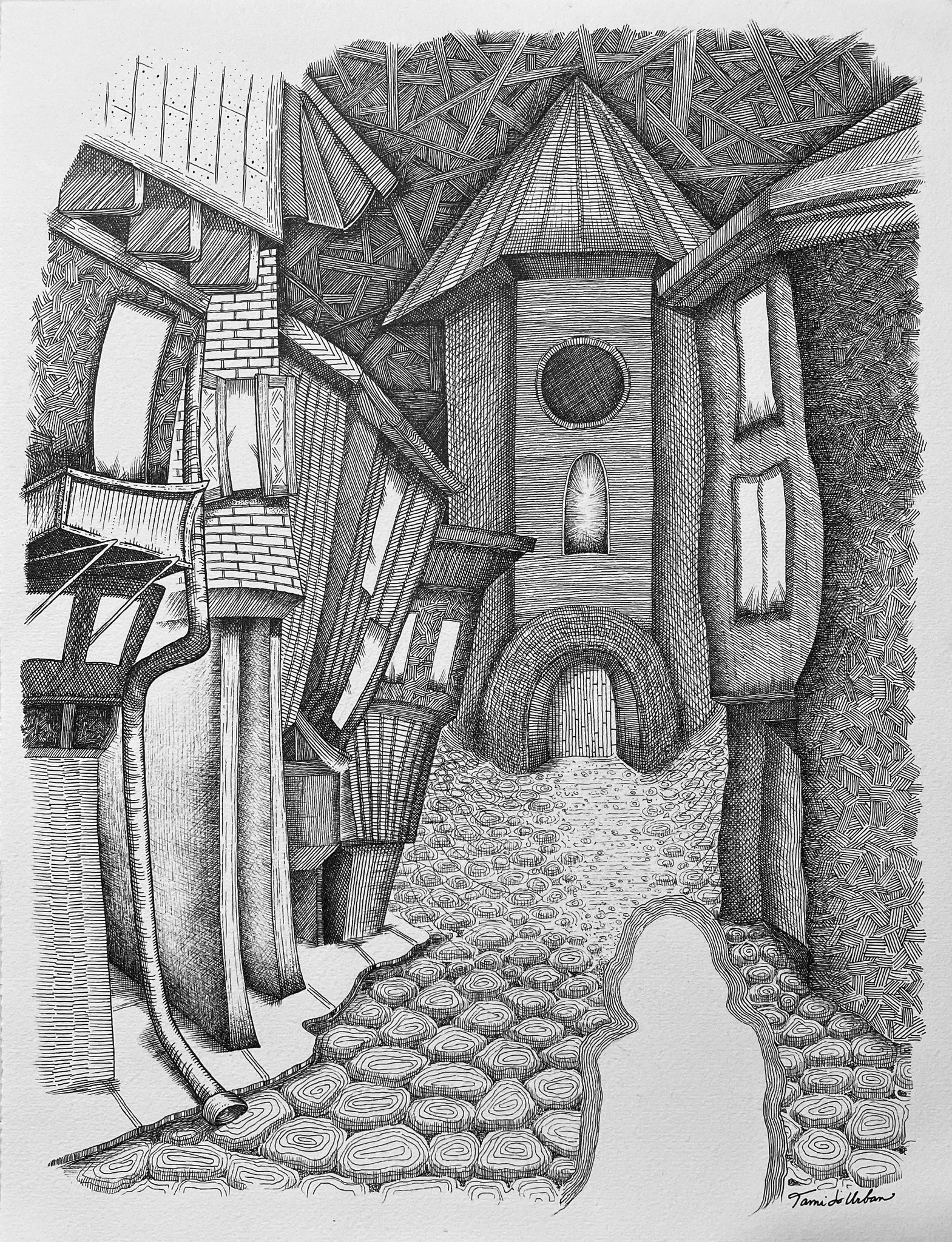 Trepidation | Ink on paper | 11 x 14 inches