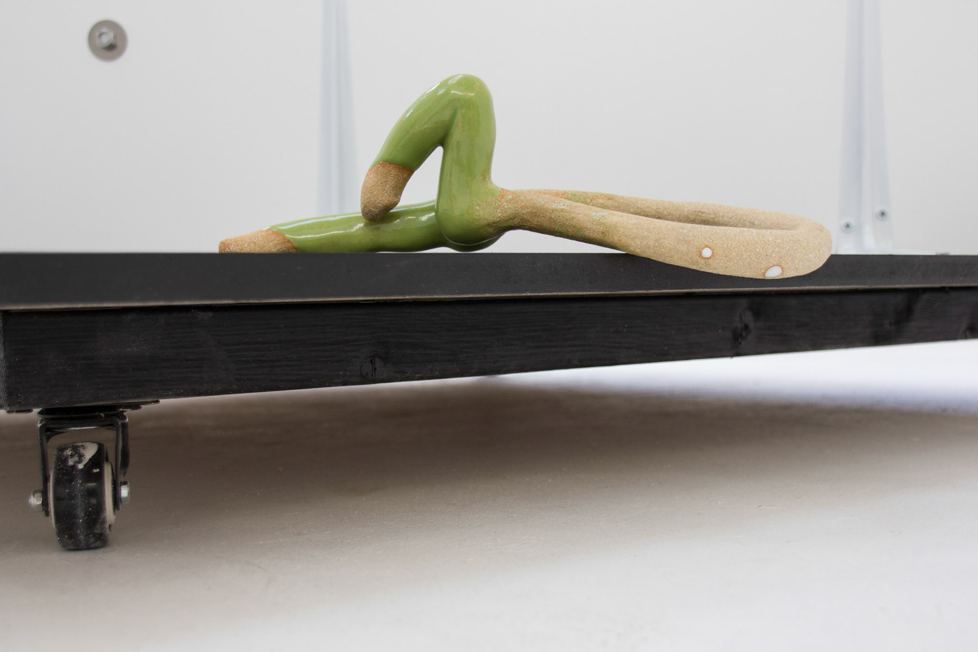 'Pin-Up',  glazed stoneware,  33 x 14 x 10cm