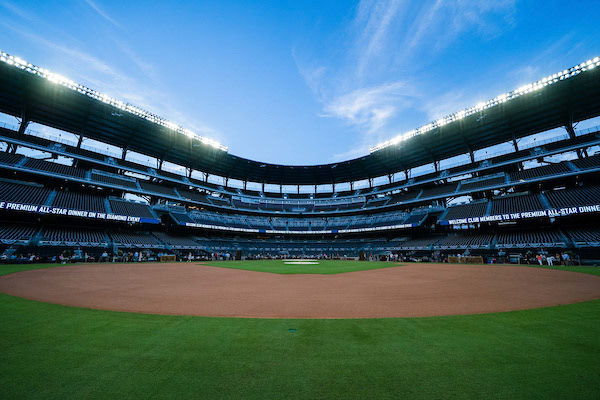 Dinner on the Diamond at SunTrust Park during the All-Star Game on Tuesday, July 8, 2018. Photo by Kevin D. Liles for the Atlanta Braves