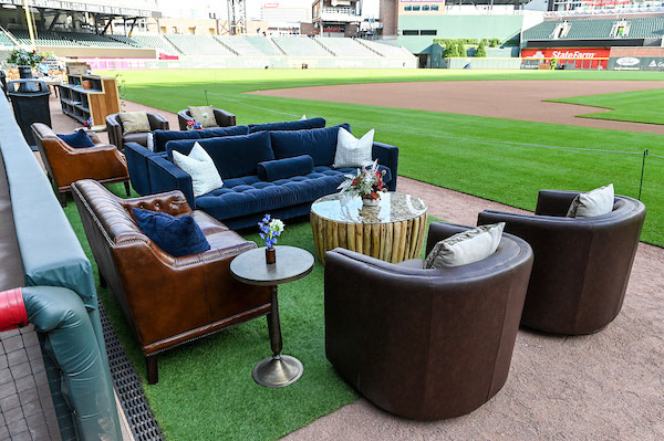 Dinner on the Diamond at SunTrust Park during the All-Star Game on Tuesday, July 9, 2019. Photo by Adam Hagy for the Atlanta Braves