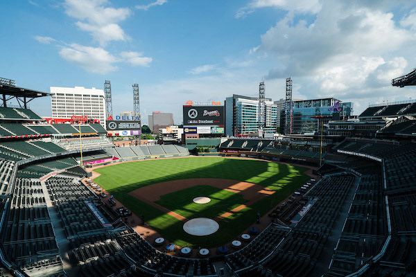Dinner on the Diamond at SunTrust Park during the All-Star Game on Tuesday, July 8, 2018. Photo by Kevin D. Liles for the Atlanta Braves