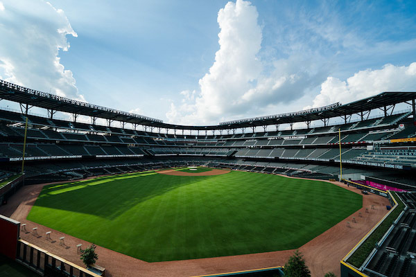 Dinner on the Diamond at SunTrust Park during the All-Star Game on Tuesday, July 8, 2018. Photo by Kevin D. Liles for the Atlanta Braves