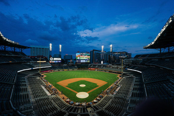 Dinner on the Diamond at SunTrust Park during the All-Star Game on Tuesday, July 8, 2018. Photo by Kevin D. Liles for the Atlanta Braves