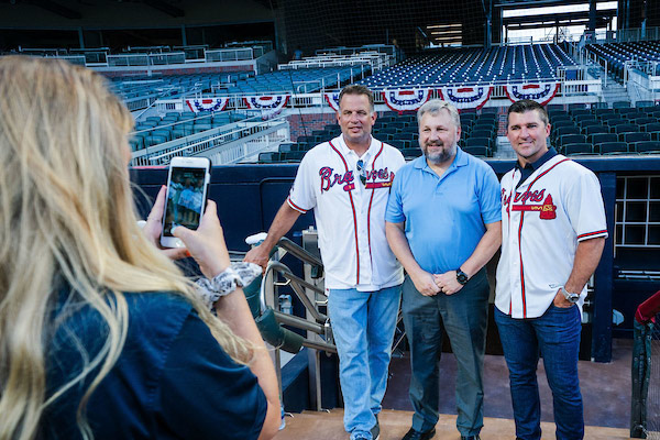 Dinner on the Diamond at SunTrust Park during the All-Star Game on Tuesday, July 8, 2018. Photo by Kevin D. Liles for the Atlanta Braves