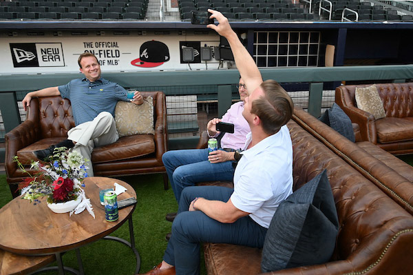 Dinner on the Diamond at SunTrust Park during the All-Star Game on Tuesday, July 9, 2019. Photo by Adam Hagy for the Atlanta Braves