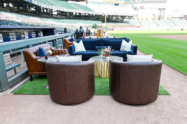 Dinner on the Diamond at SunTrust Park during the All-Star Game on Tuesday, July 9, 2019. Photo by Adam Hagy for the Atlanta Braves