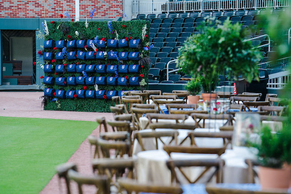 Dinner on the Diamond at SunTrust Park during the All-Star Game on Tuesday, July 8, 2018. Photo by Kevin D. Liles for the Atlanta Braves