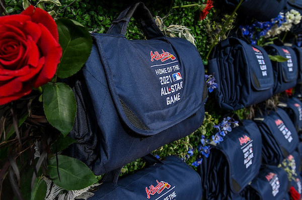 Dinner on the Diamond at SunTrust Park during the All-Star Game on Tuesday, July 9, 2019. Photo by Adam Hagy for the Atlanta Braves
