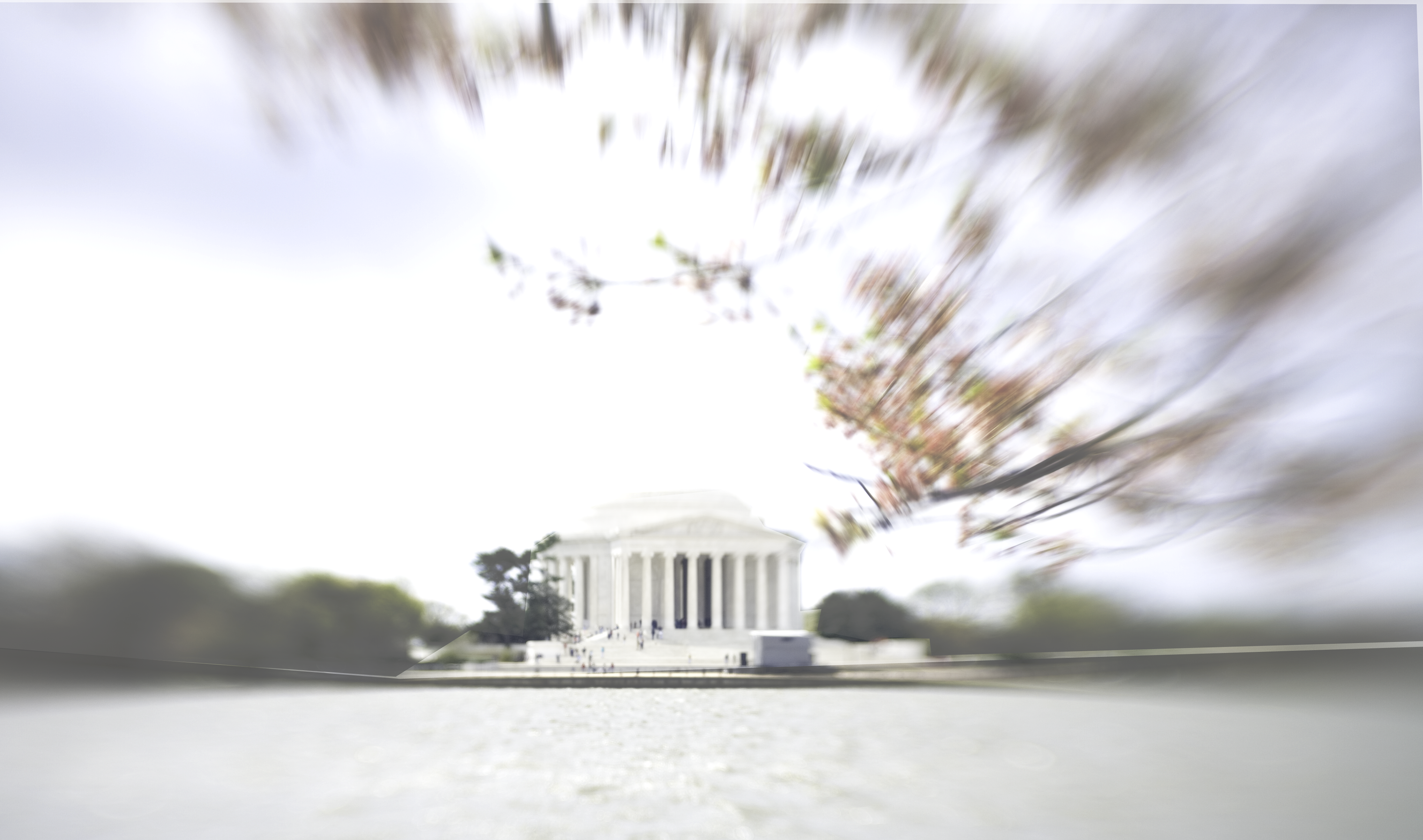 Title: Lincoln's Monumen t| Tools: Digital SLR, Lensbaby Lens, Photoshop