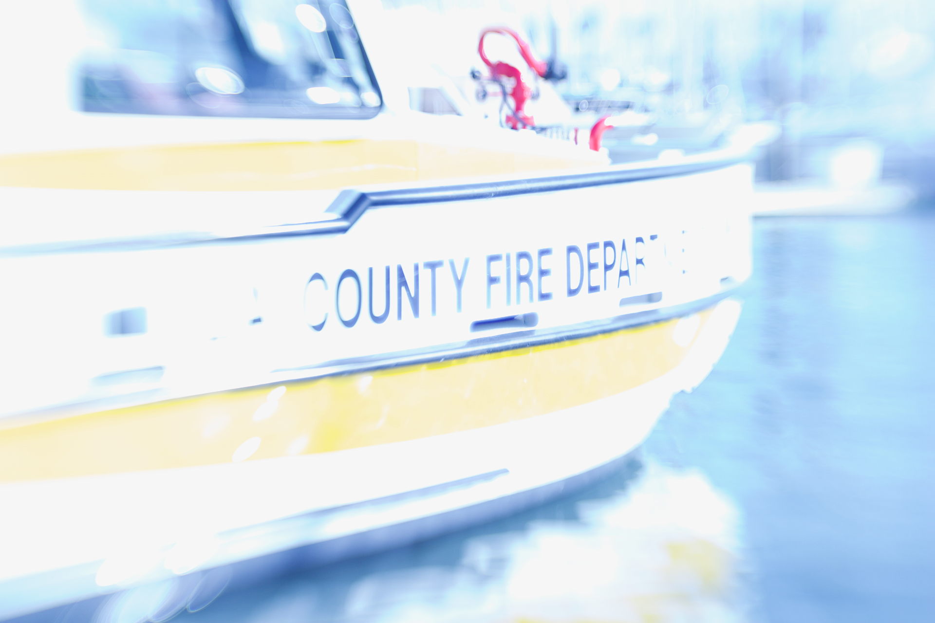 Title: Fire Boat | Tools: Digital SLR, Lensbaby Lens, Photoshop