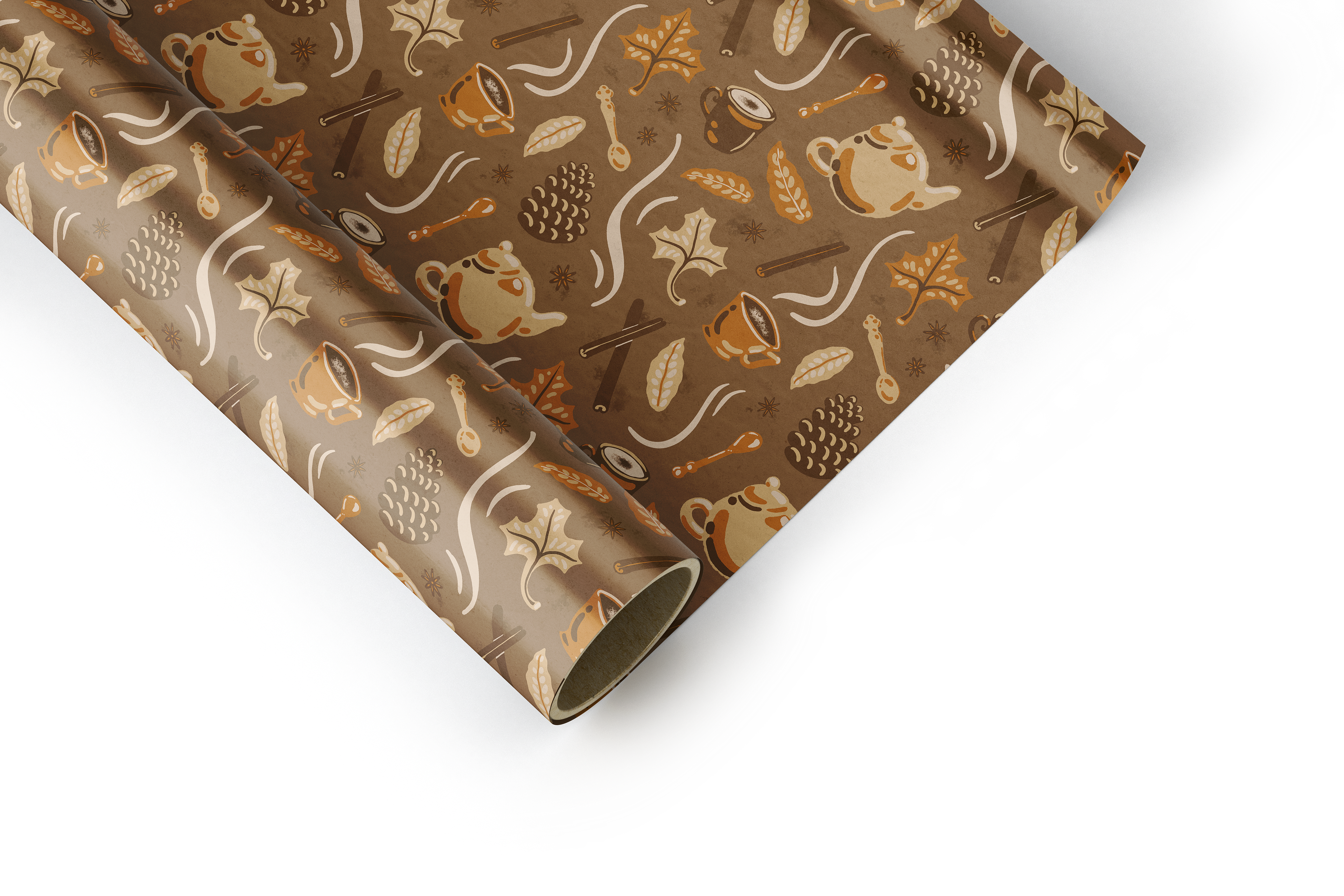 Hero Pattern Wrapping Paper Mockup