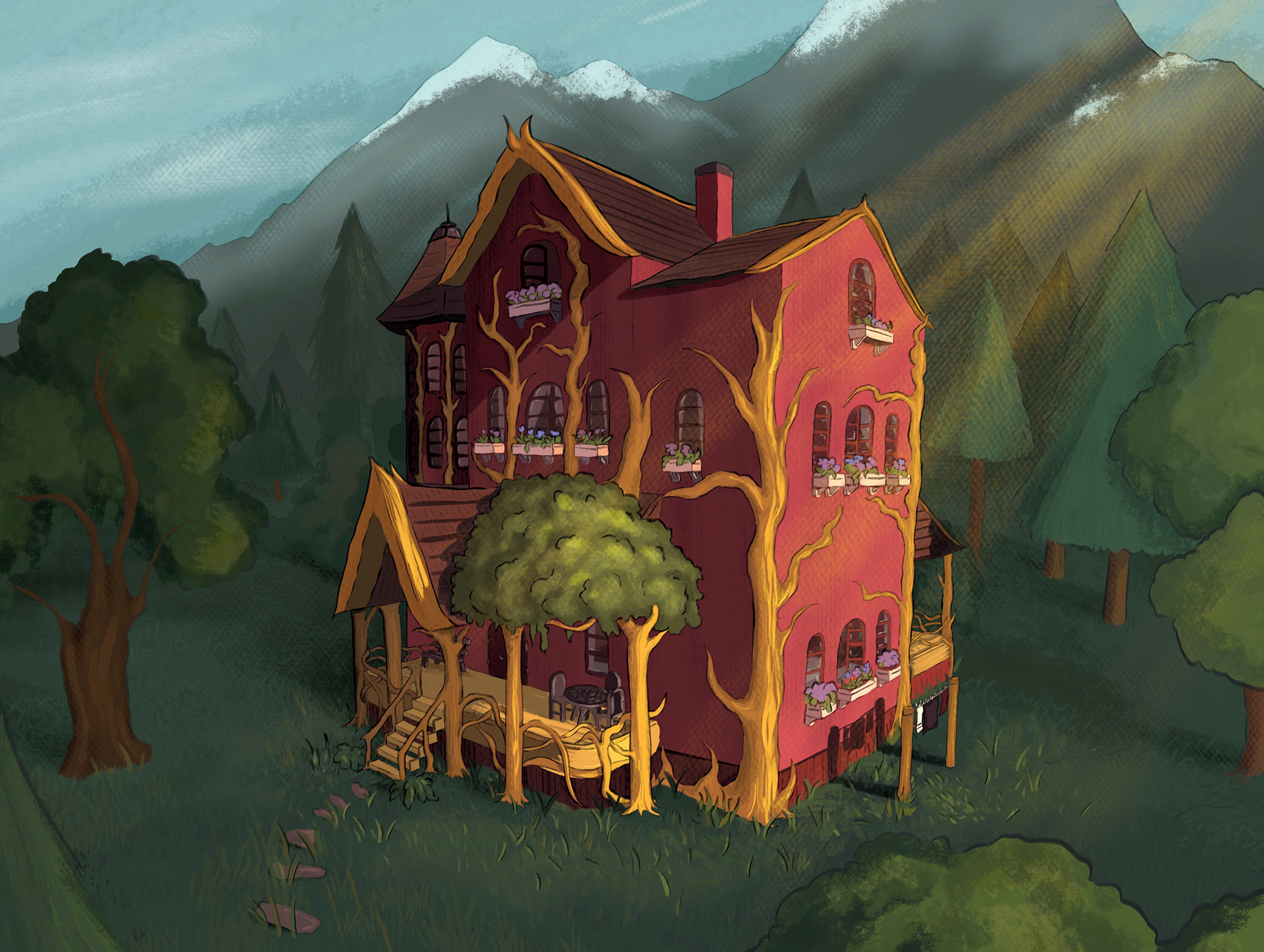 Sleepy Hollow House Environment