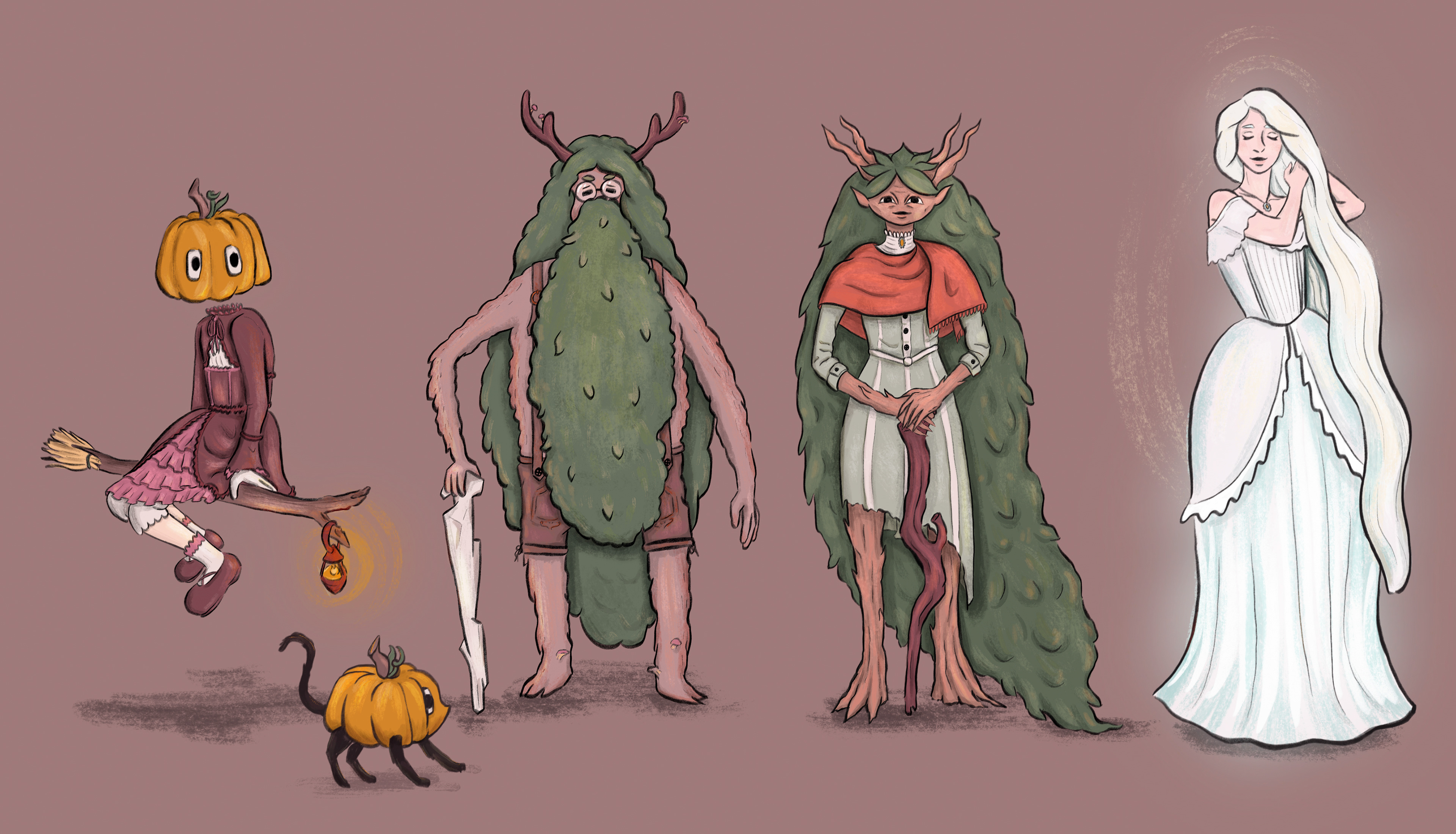 Sleepy Hollow Character Designs