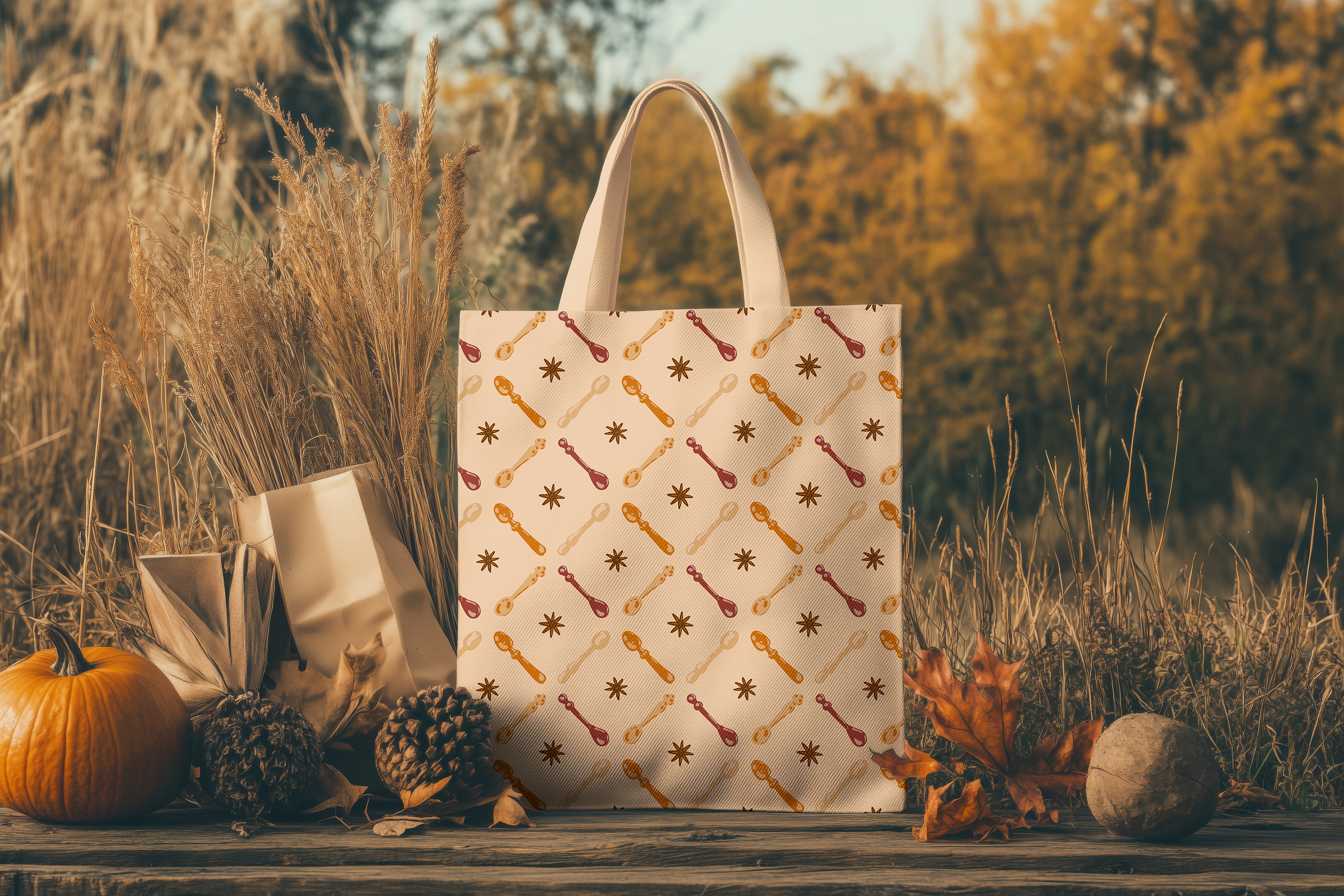 Spoon Tote Bag Mockup