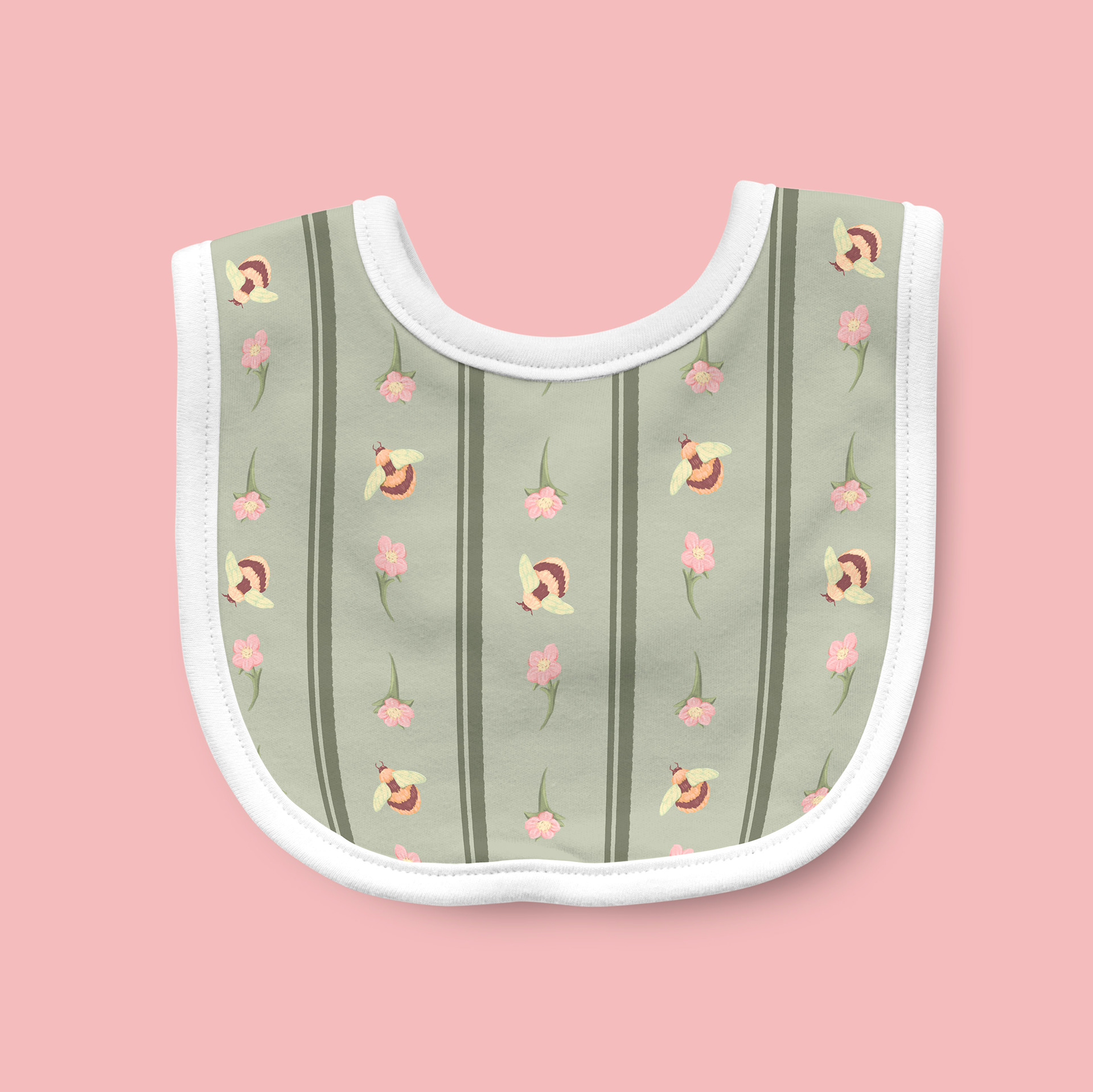 Bee Bib Mockup