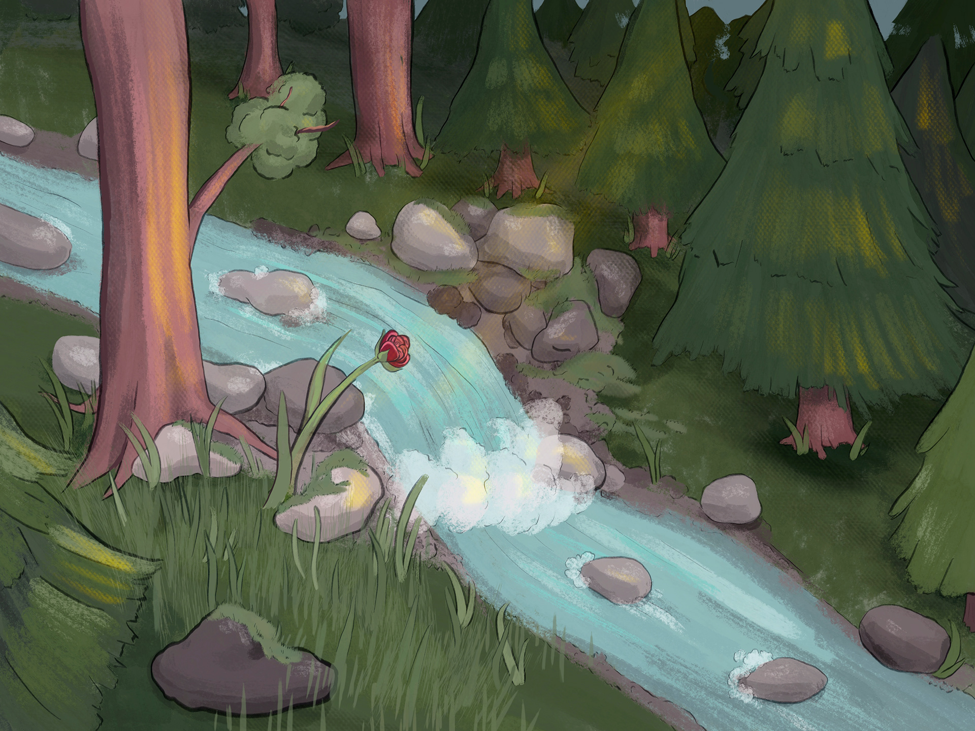 Sleepy Hollow Stream Environment