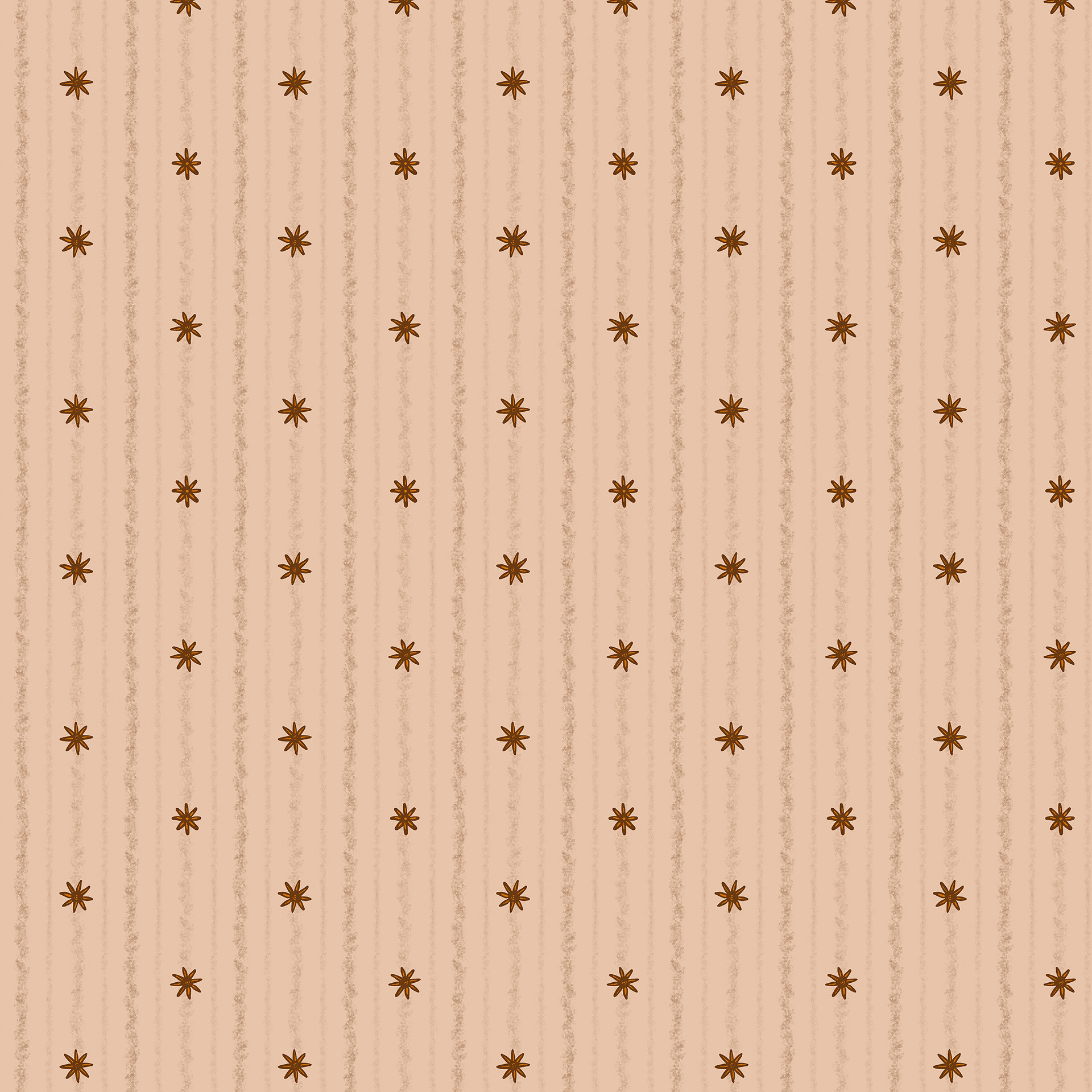 Star Anise Stripe Pattern