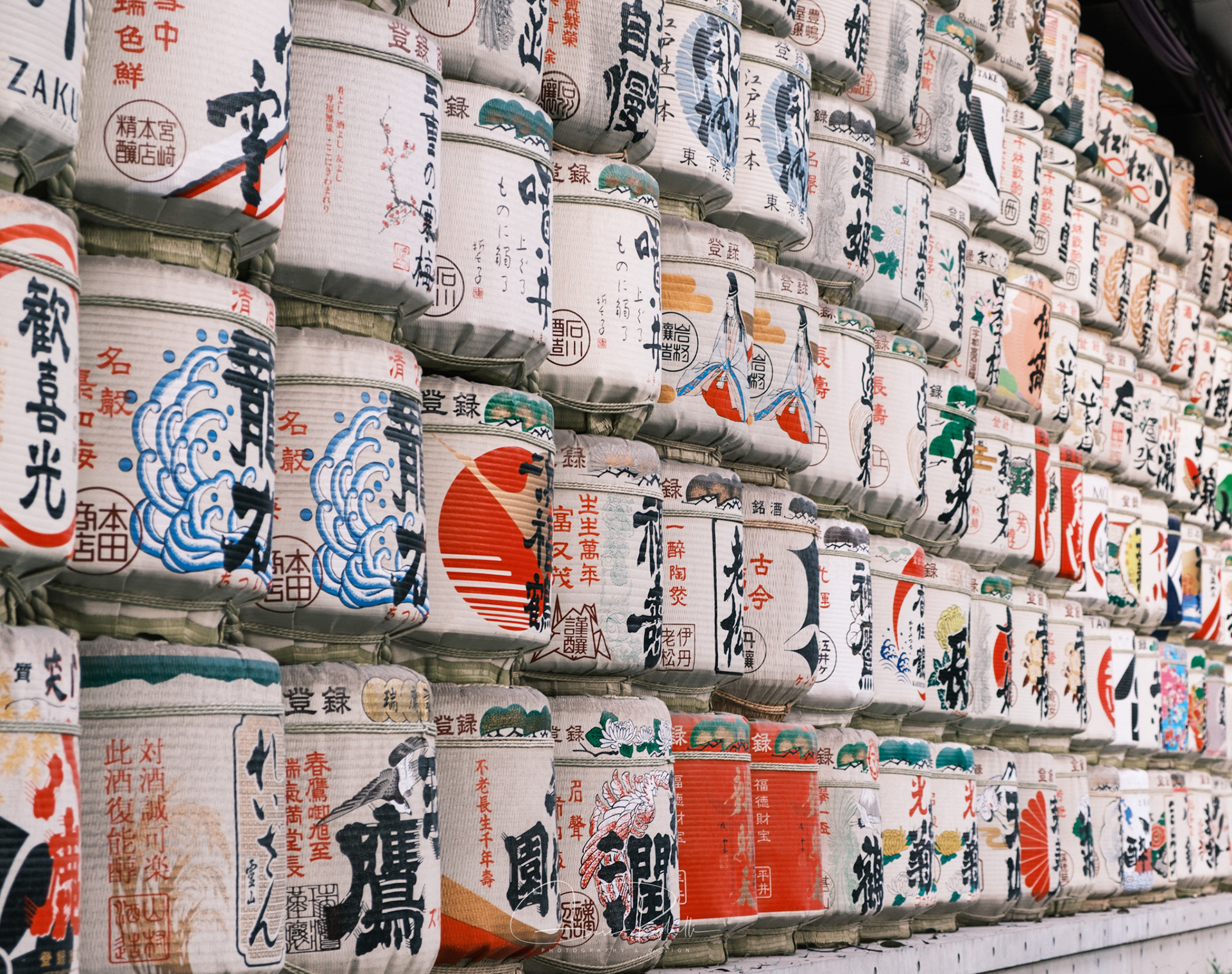 Consecrated Sake Barrels shrine, Tokyo