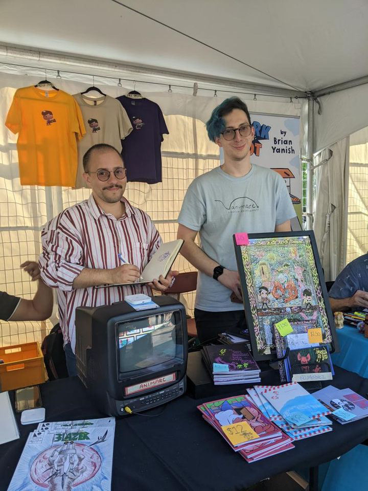Sale at MCAF (comic convention, 2023)