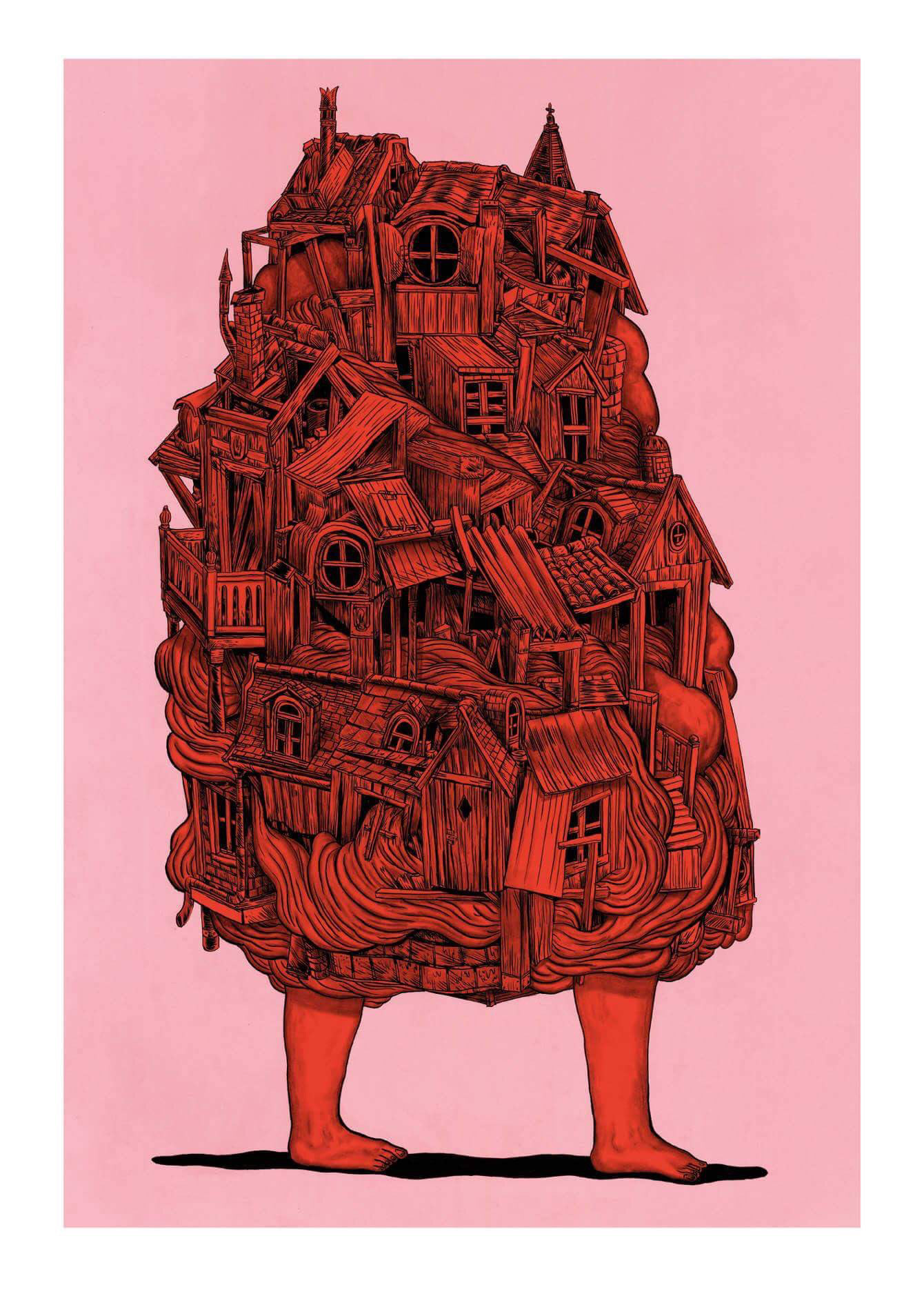 The Rough House - Illustration by Erik Svetoft