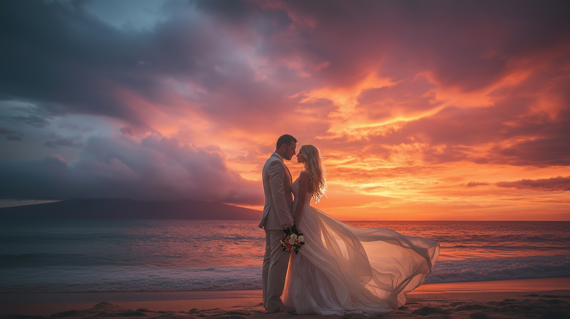 Affordable Maui wedding photography in motion