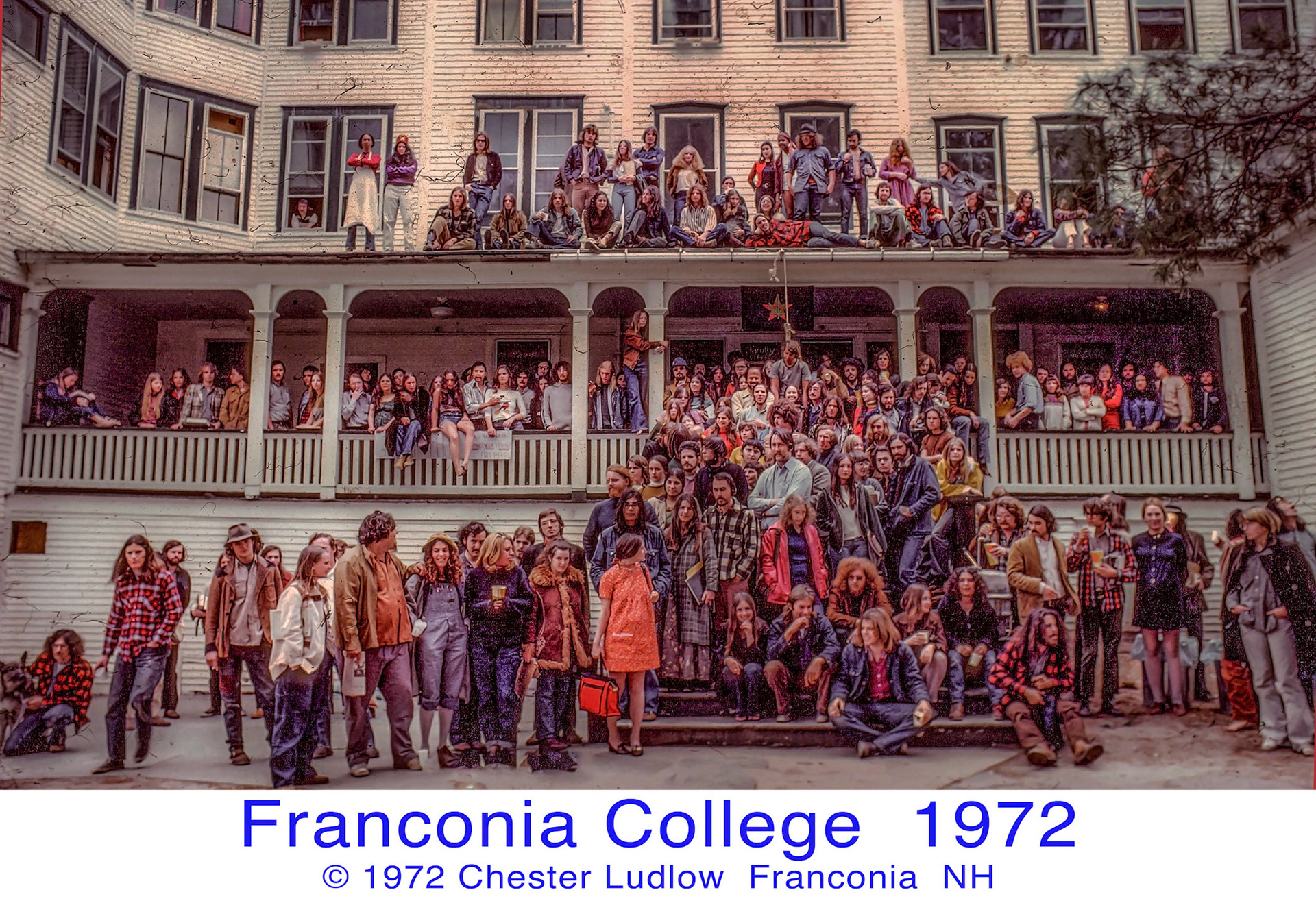 Franconnia College Group Foto 1972