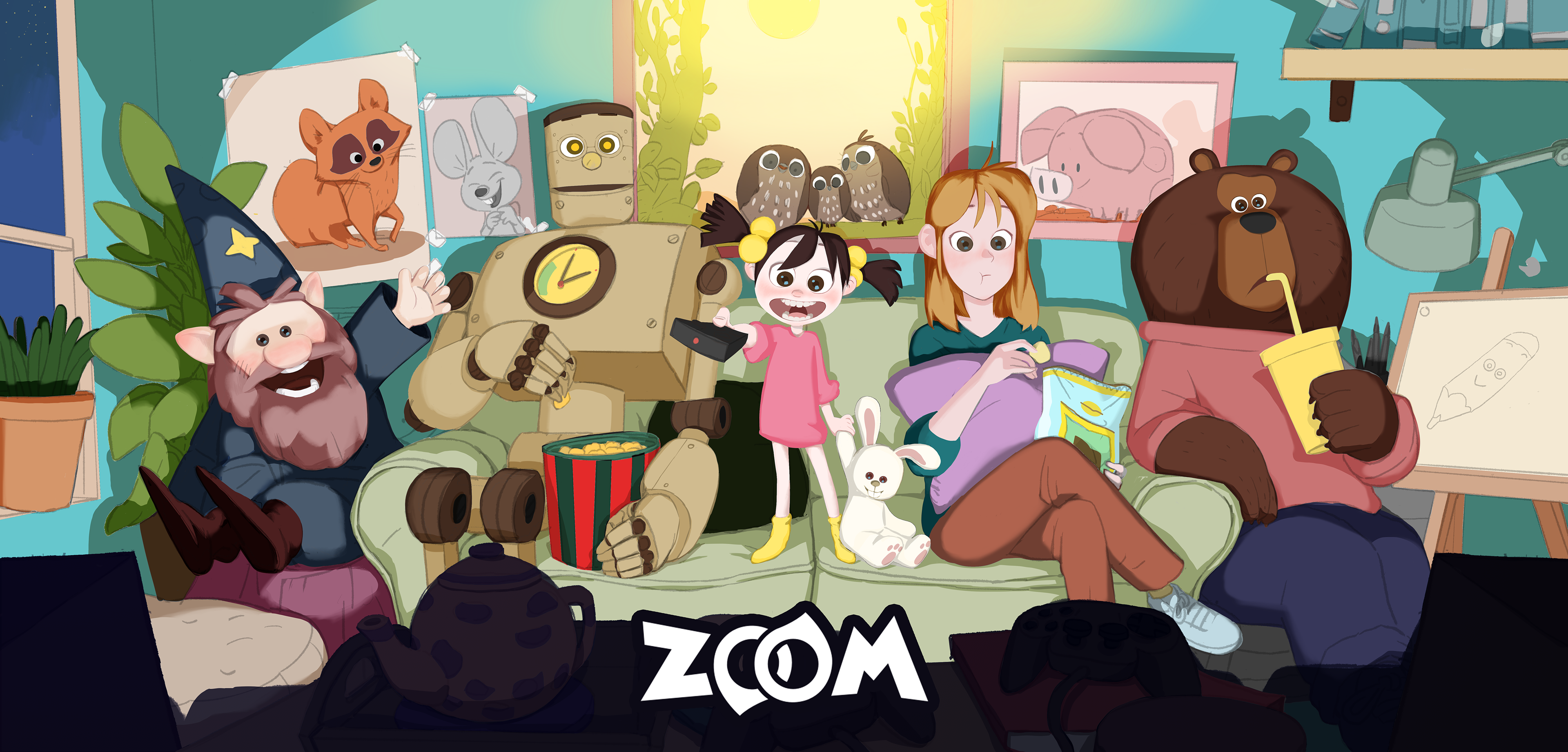 Boot animation for TV
