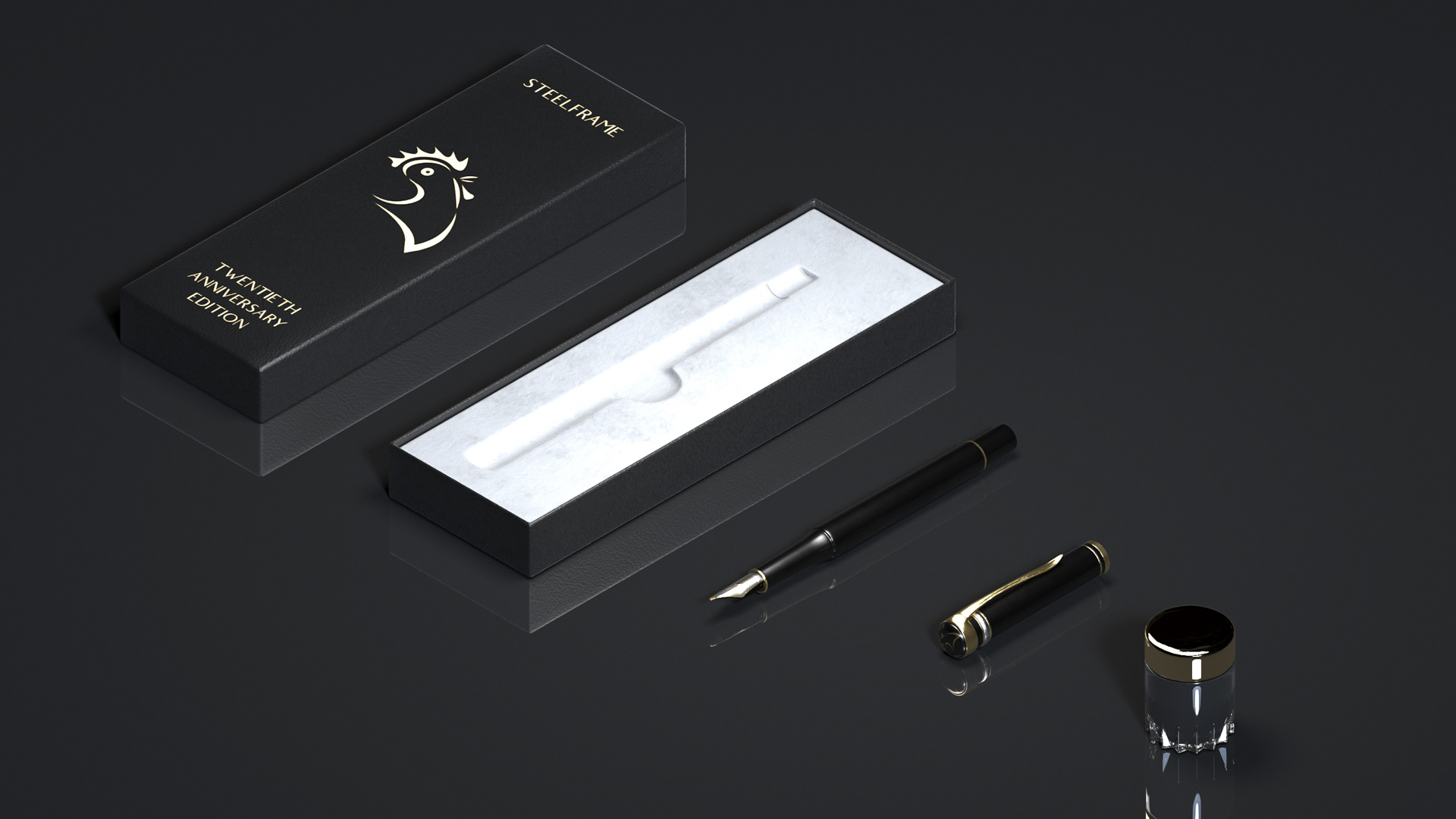 ''FOUNTAIN PEN'' - 3D VISUALISATION