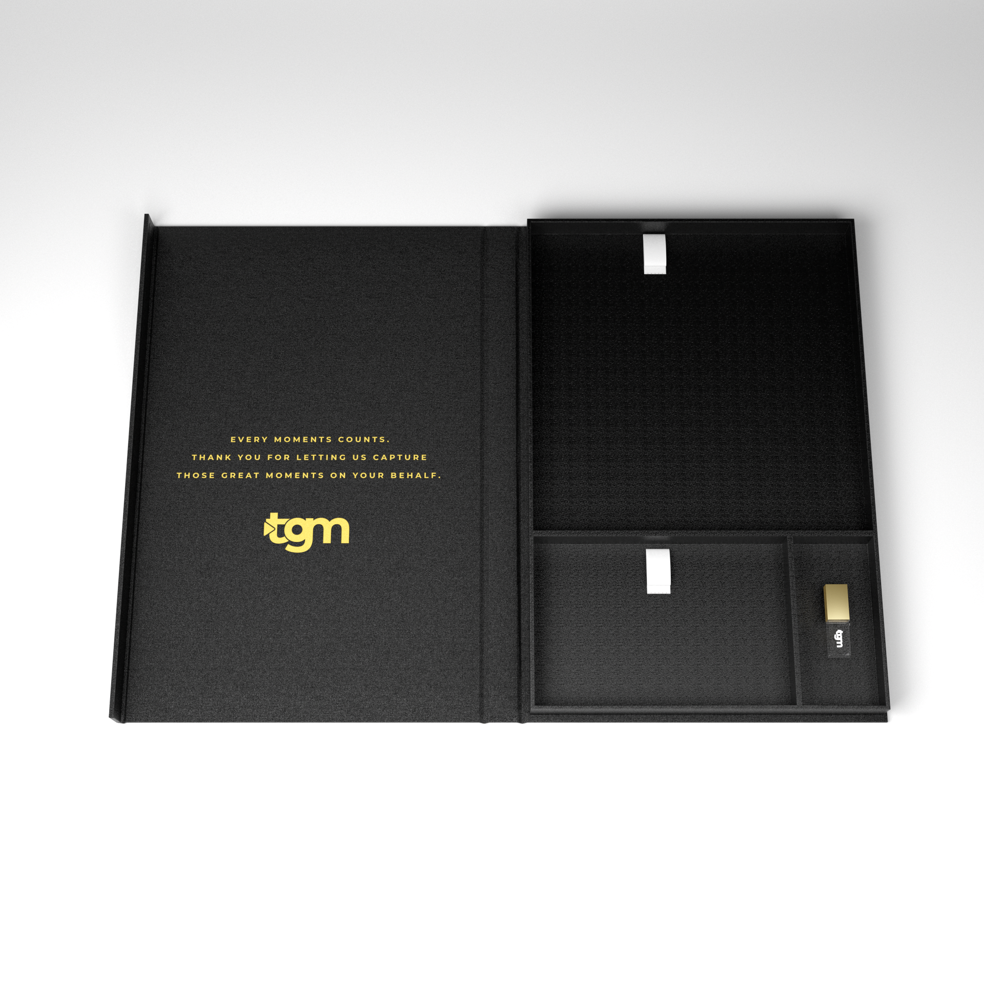 CLIENT: TGM - WEDDING PHOTOBOOK - PACKAGING - 3D VISUALISATION