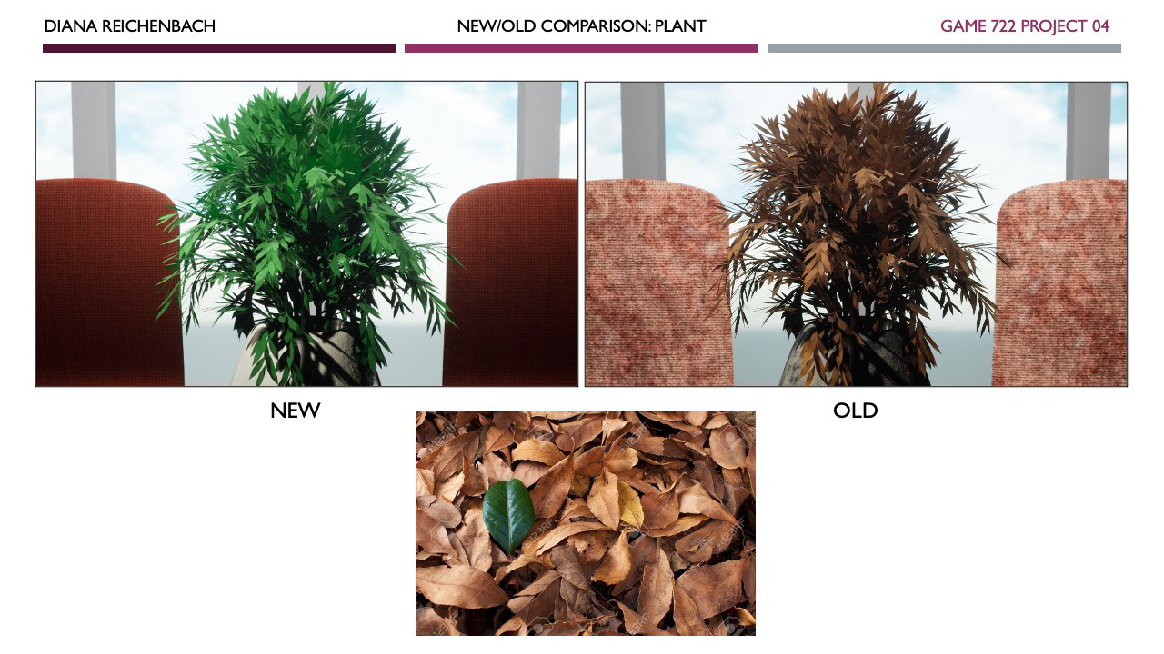 New/Old Plant Texture Comparison Version 2