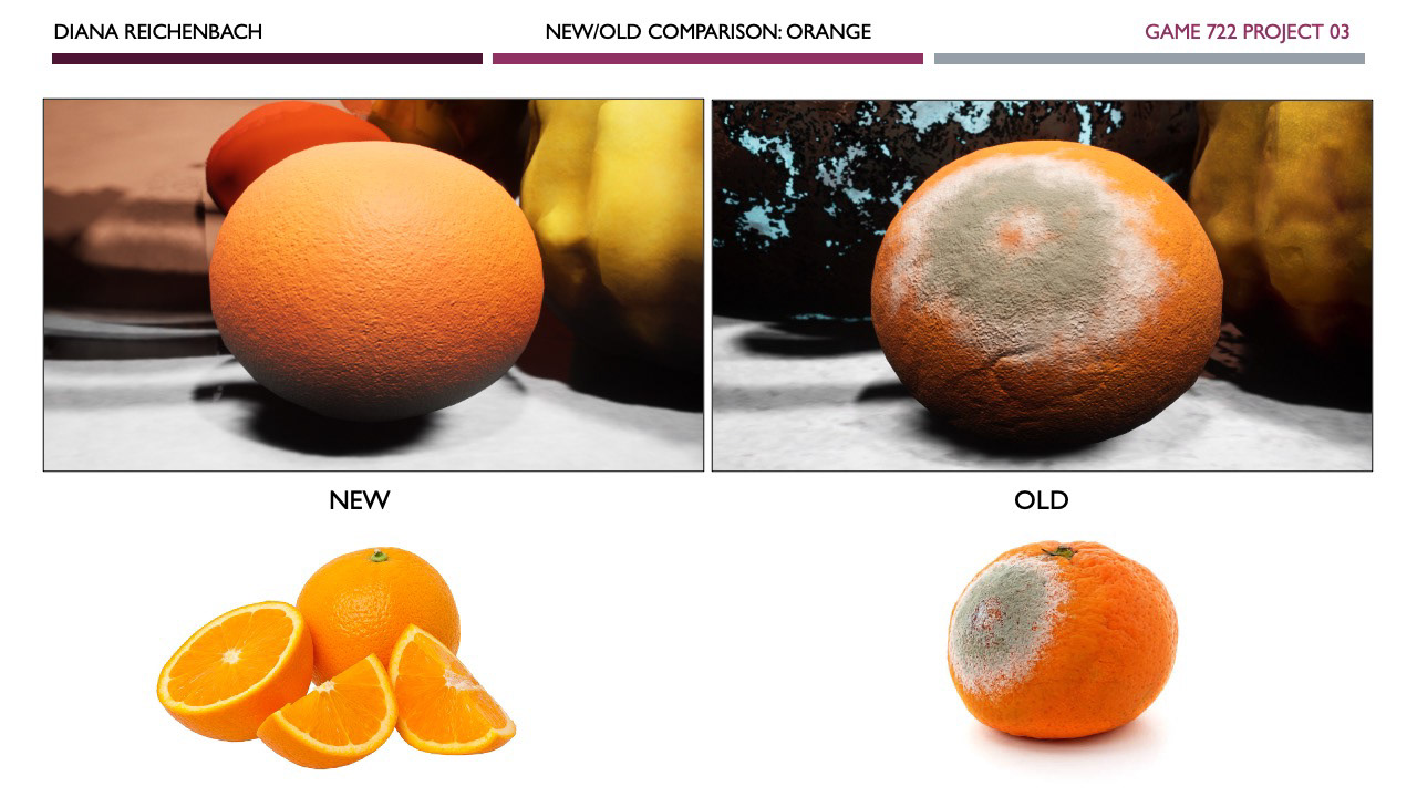 New/Old Orange Texture Comparison