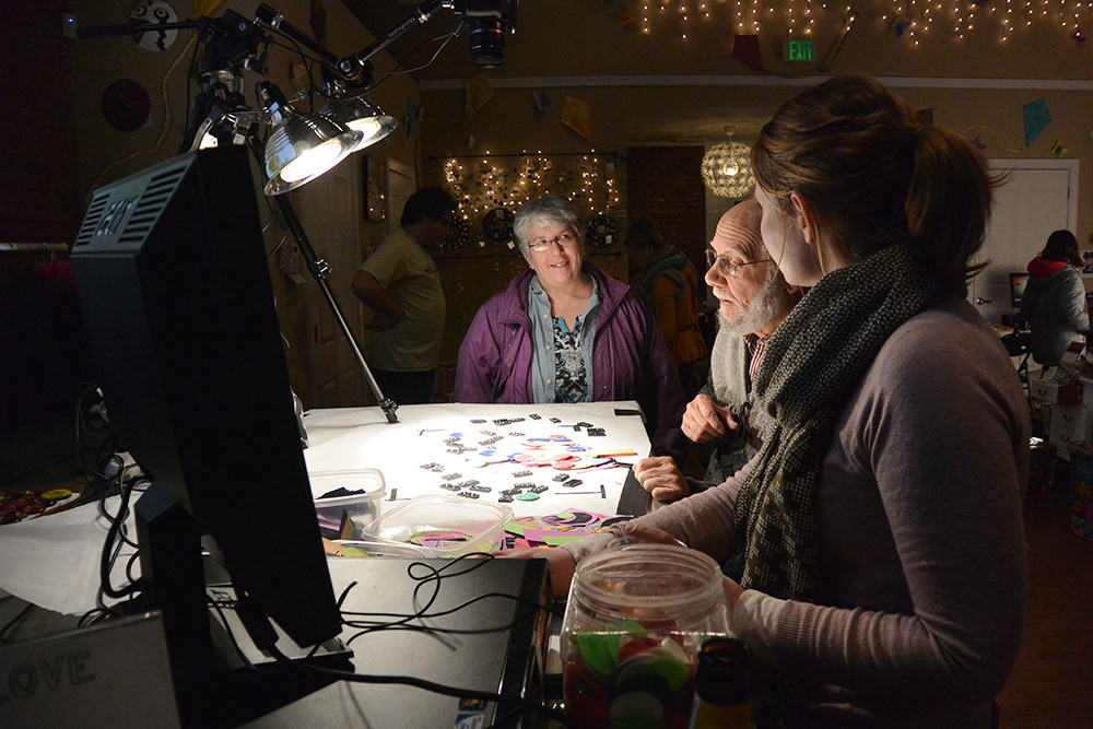 The stop-motion animation station (Photo: Christina Ralls)