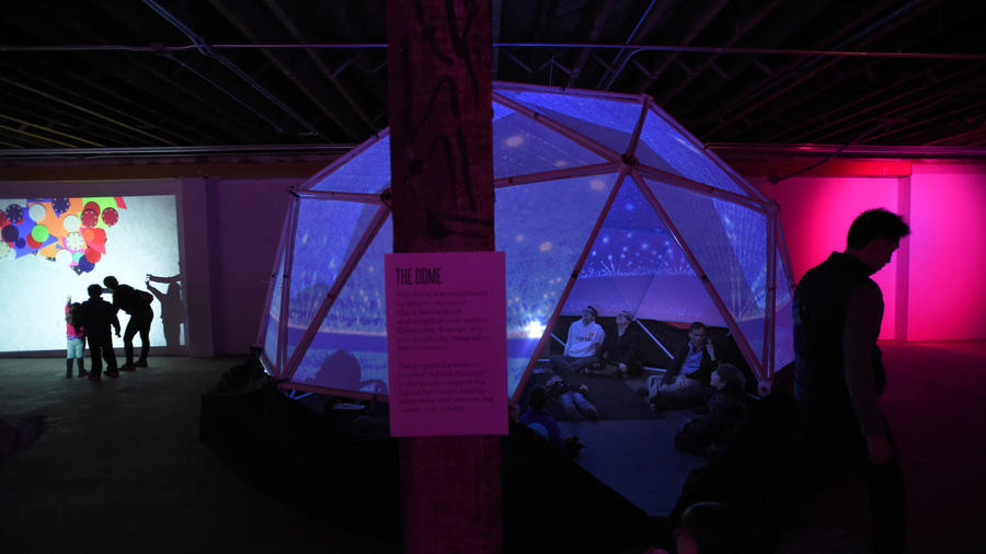 Outside of the dome. (Photo: Lloyd Fox, Baltimore Sun)