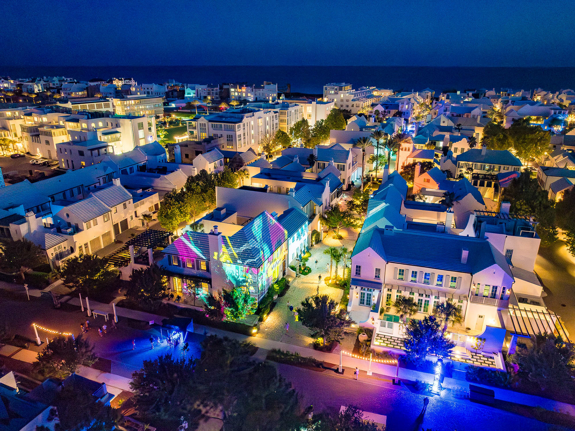 Aerial view of Alys Beach, FL - Photo by: Moon Creek Photo