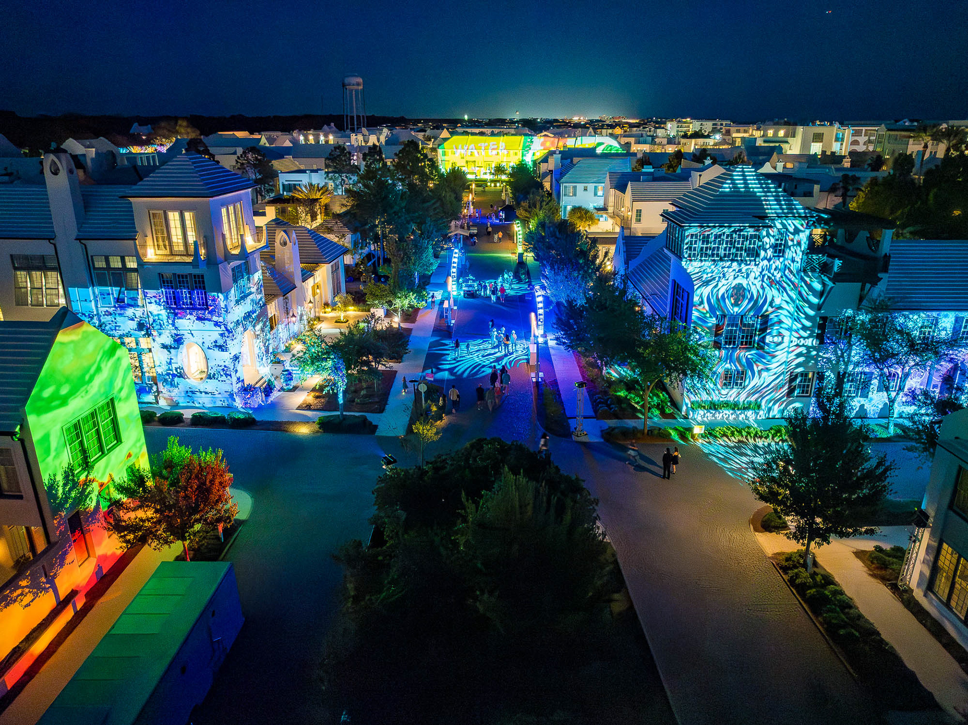 Aerial view of Alys Beach, FL - Photo by: Moon Creek Photo